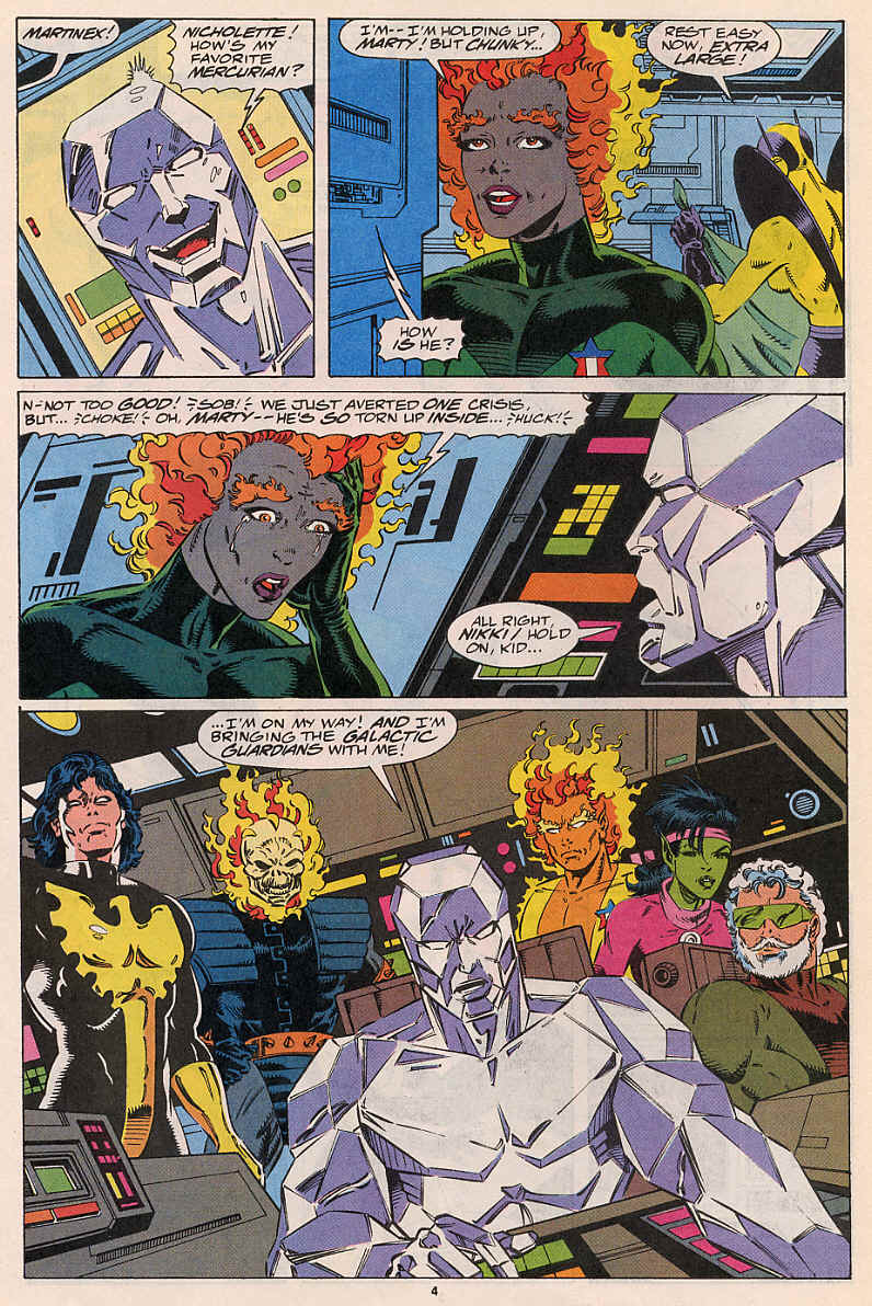 Read online Guardians of the Galaxy (1990) comic -  Issue #34 - 5