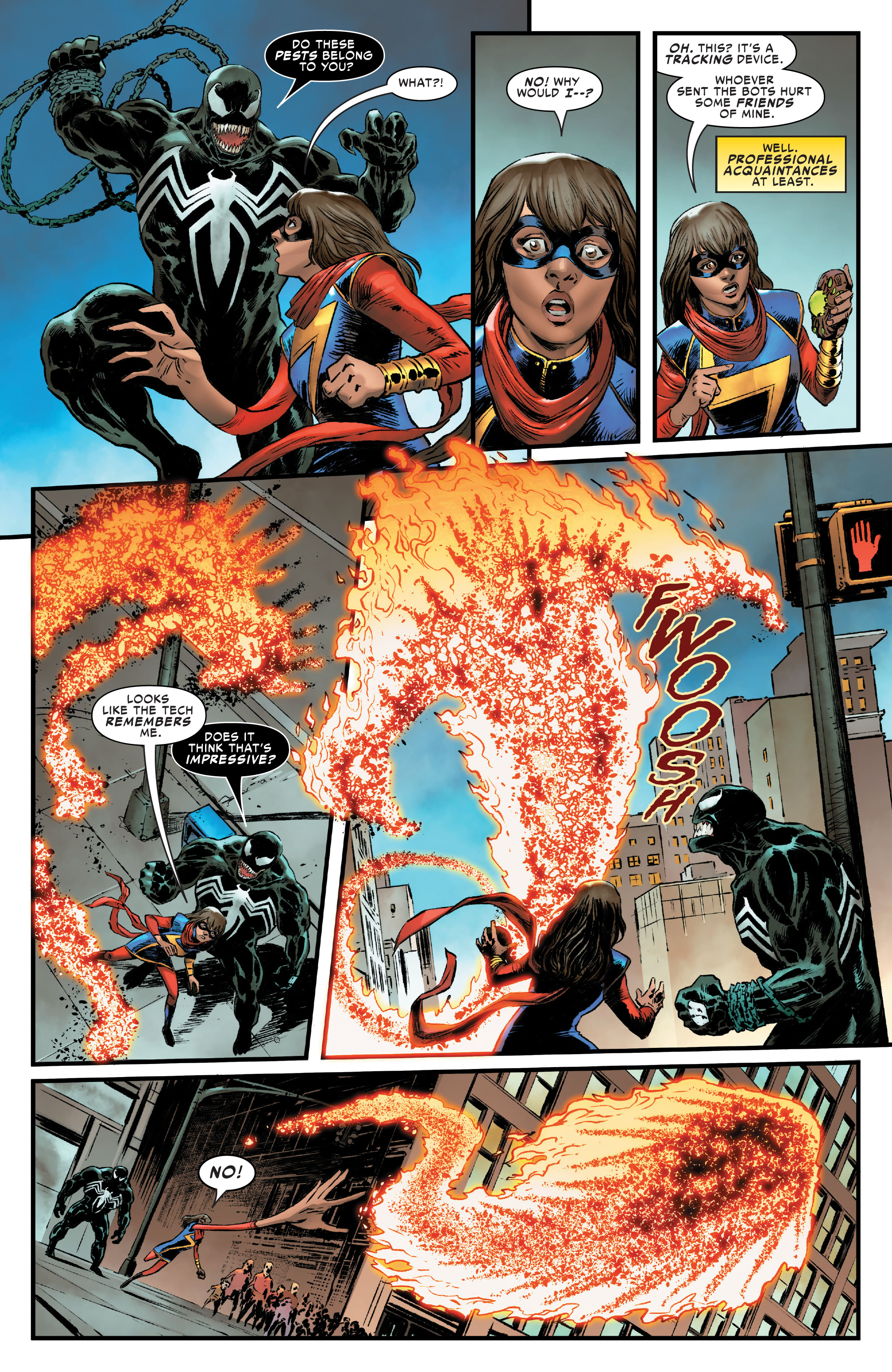 Read online Ms. Marvel & Venom comic -  Issue #1 - 6
