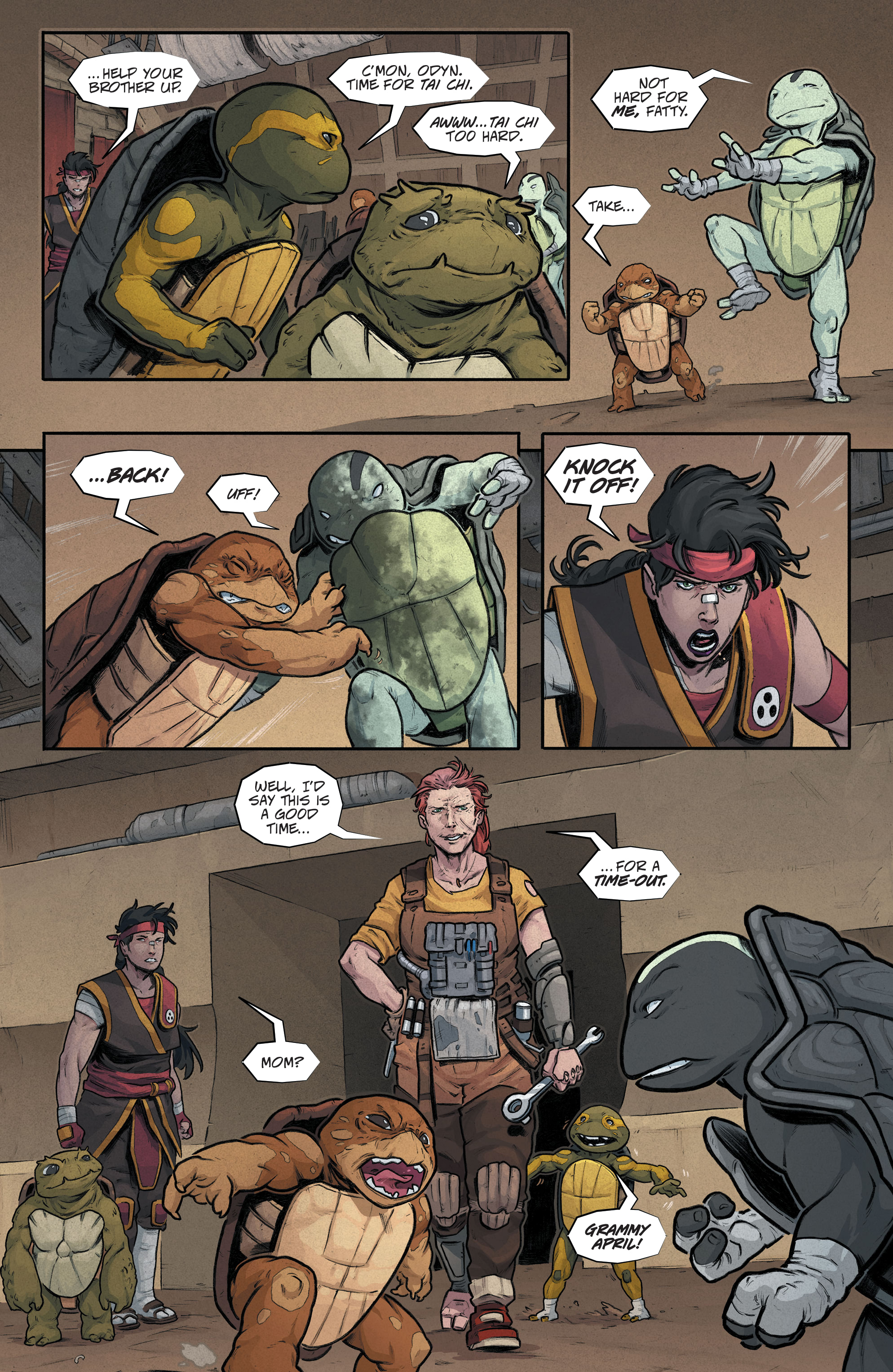 Read online Teenage Mutant Ninja Turtles: The Last Ronin - The Lost Years comic -  Issue #1 - 5