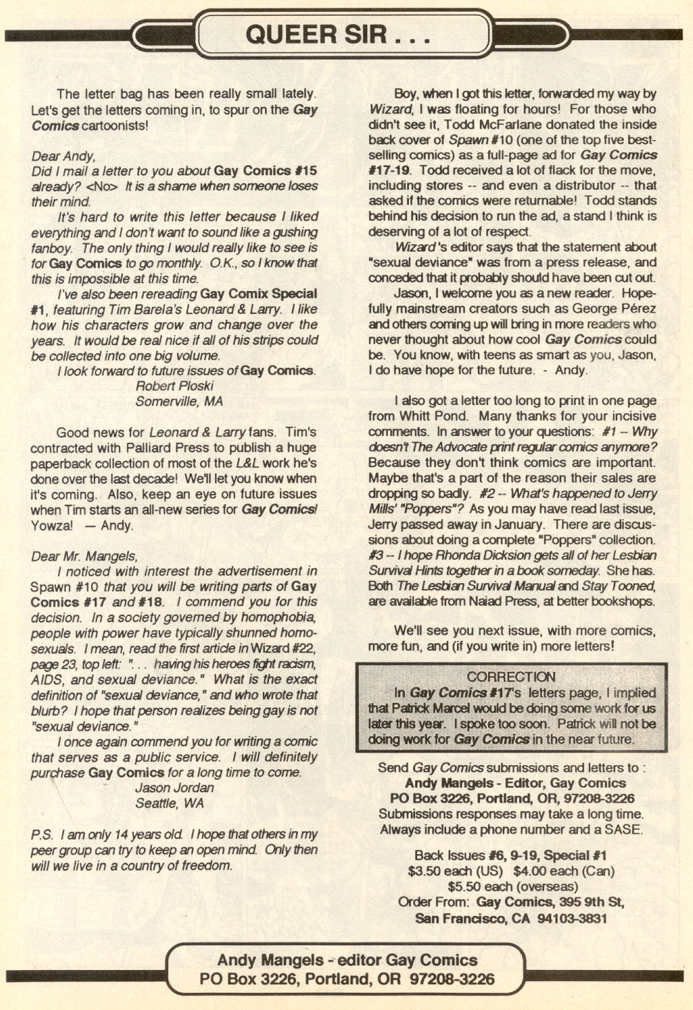 Read online Gay Comix (Gay Comics) comic -  Issue #20 - 43