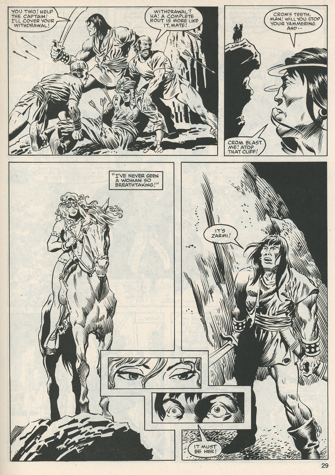 Read online The Savage Sword Of Conan comic -  Issue #112 - 30
