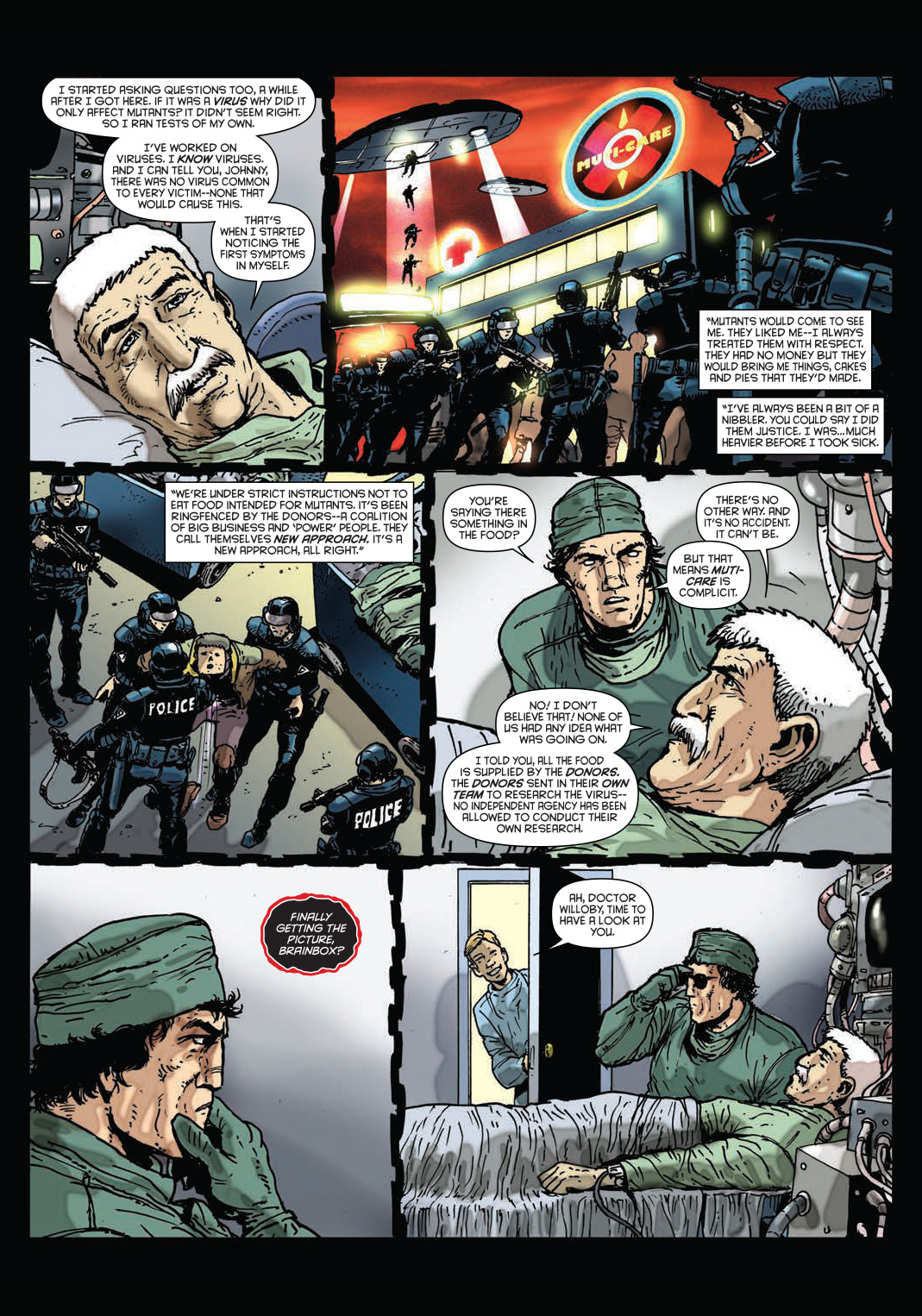 Read online Strontium Dog: The Life and Death of Johnny Alpha: The Project comic -  Issue # TPB - 129