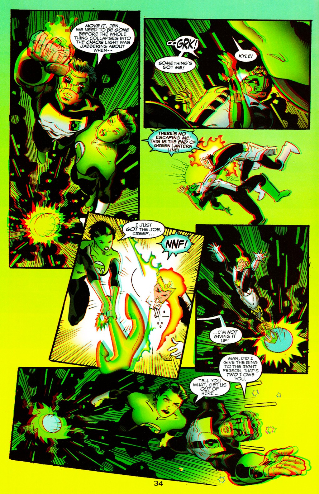 Read online Green Lantern 3-D comic -  Issue # Full - 34