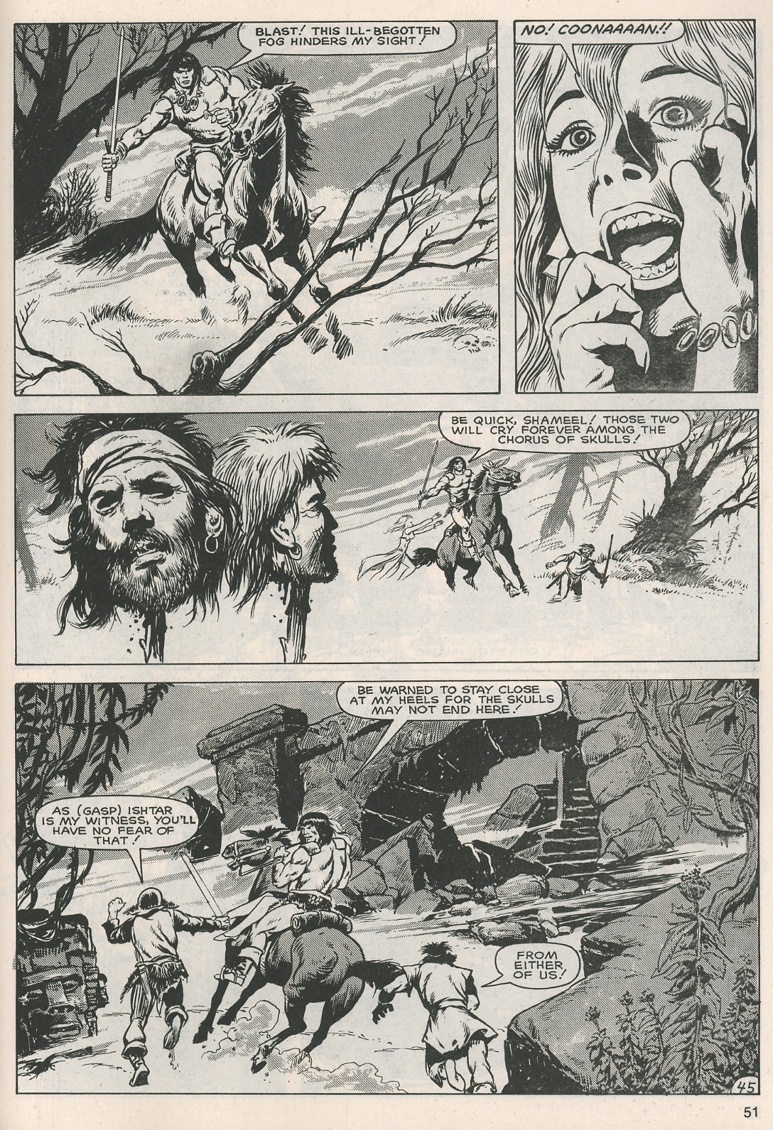 Read online The Savage Sword Of Conan comic -  Issue #118 - 49