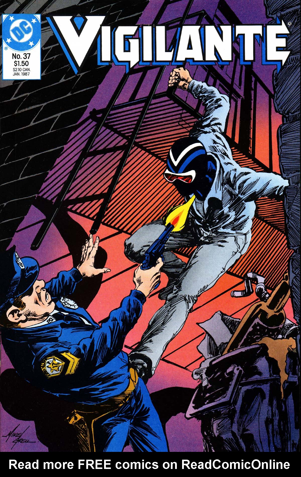 Read online Vigilante (1983) comic -  Issue #37 - 1