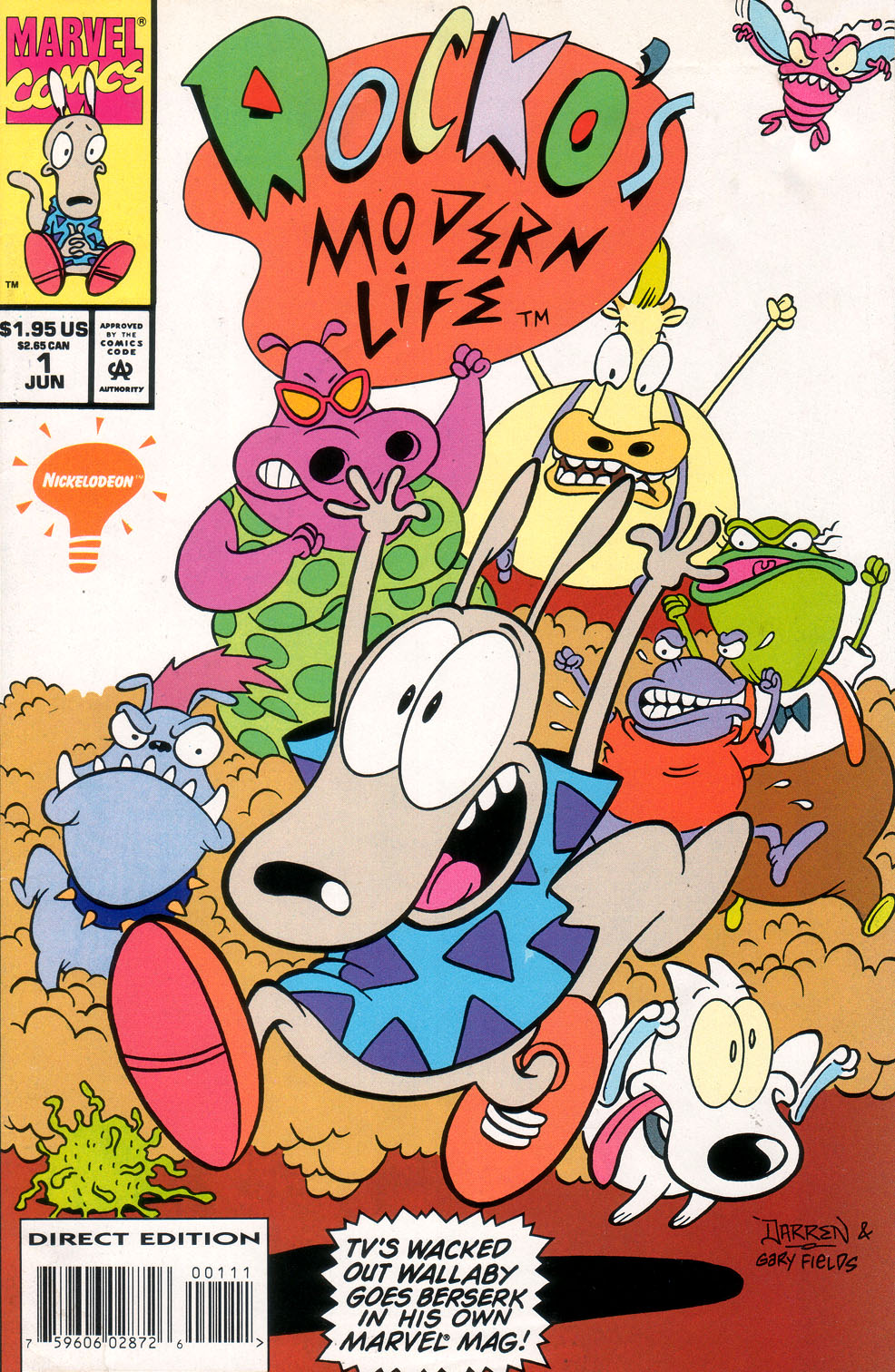 Read online Rocko's Modern Life comic -  Issue #1 - 1