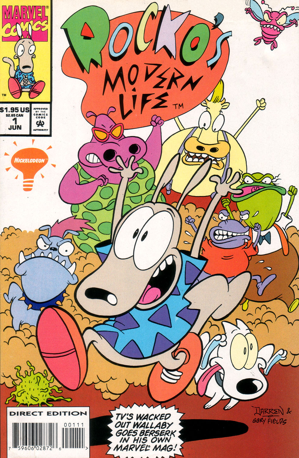 Rocko's Modern Life (1994) issue 1 - Page 1