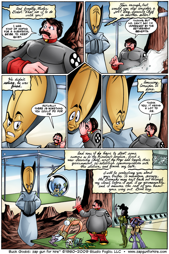 Read online Buck Godot - Zap Gun For Hire comic -  Issue #8 - 36
