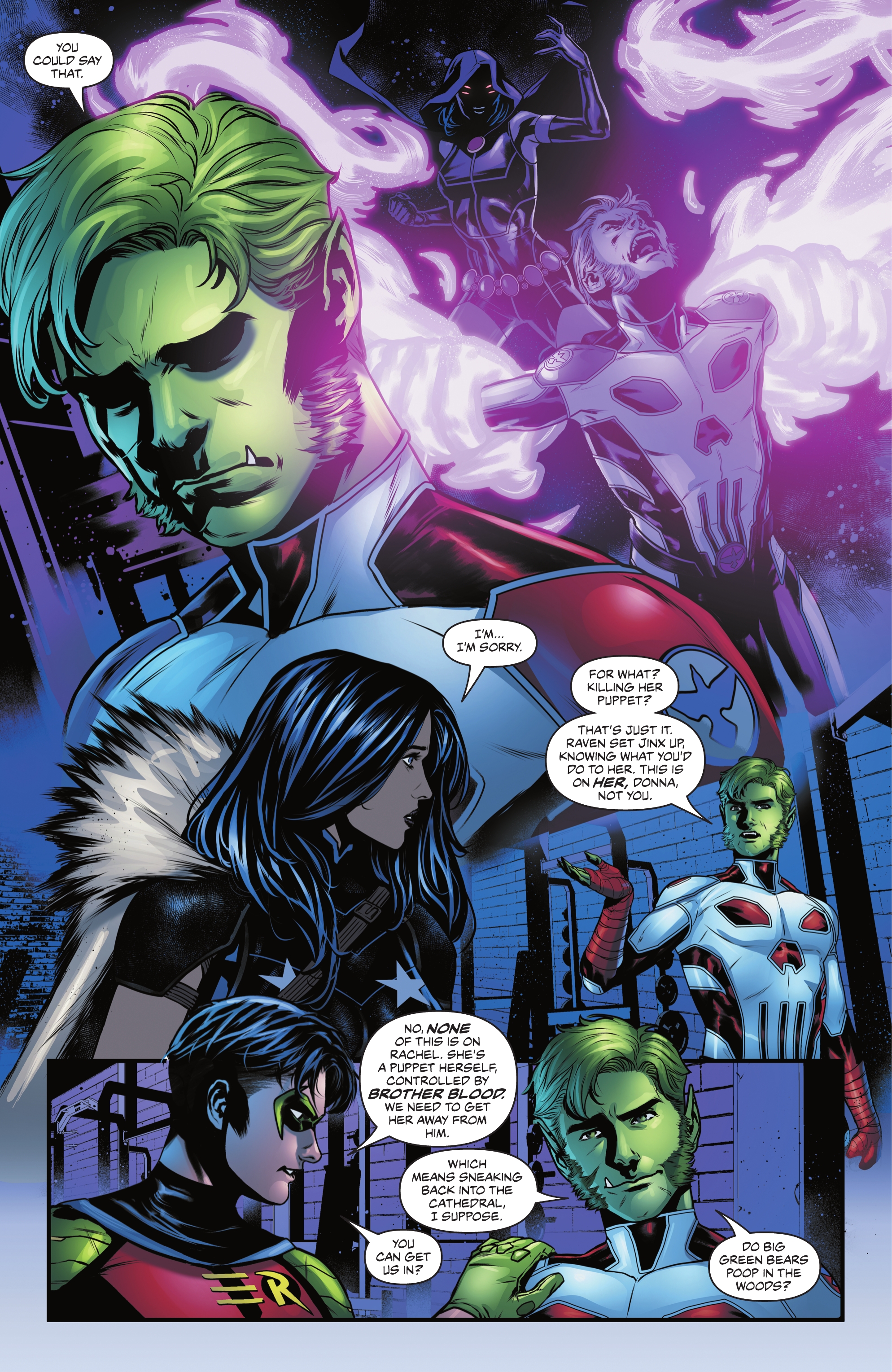 Read online Titans United: Bloodpact comic -  Issue #6 - 8