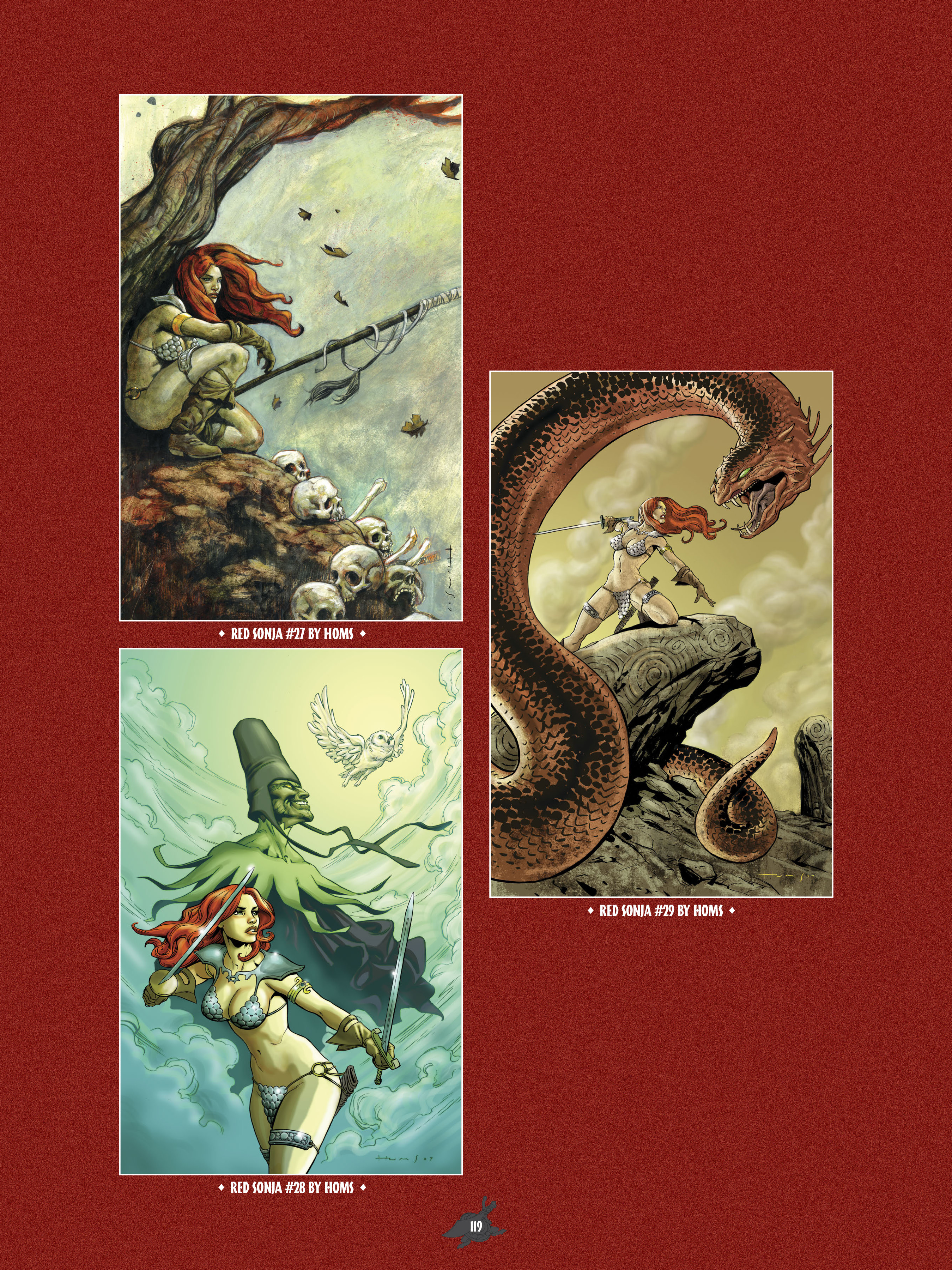Read online The Art of Red Sonja comic -  Issue # TPB 1 (Part 2) - 18
