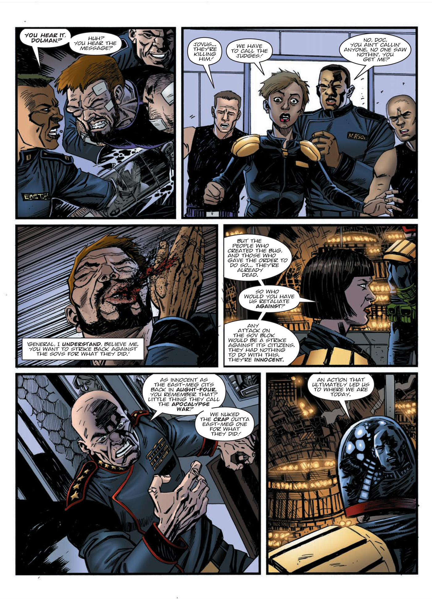 Read online Judge Dredd: Day of Chaos: Fallout comic -  Issue # TPB (Part 1) - 59