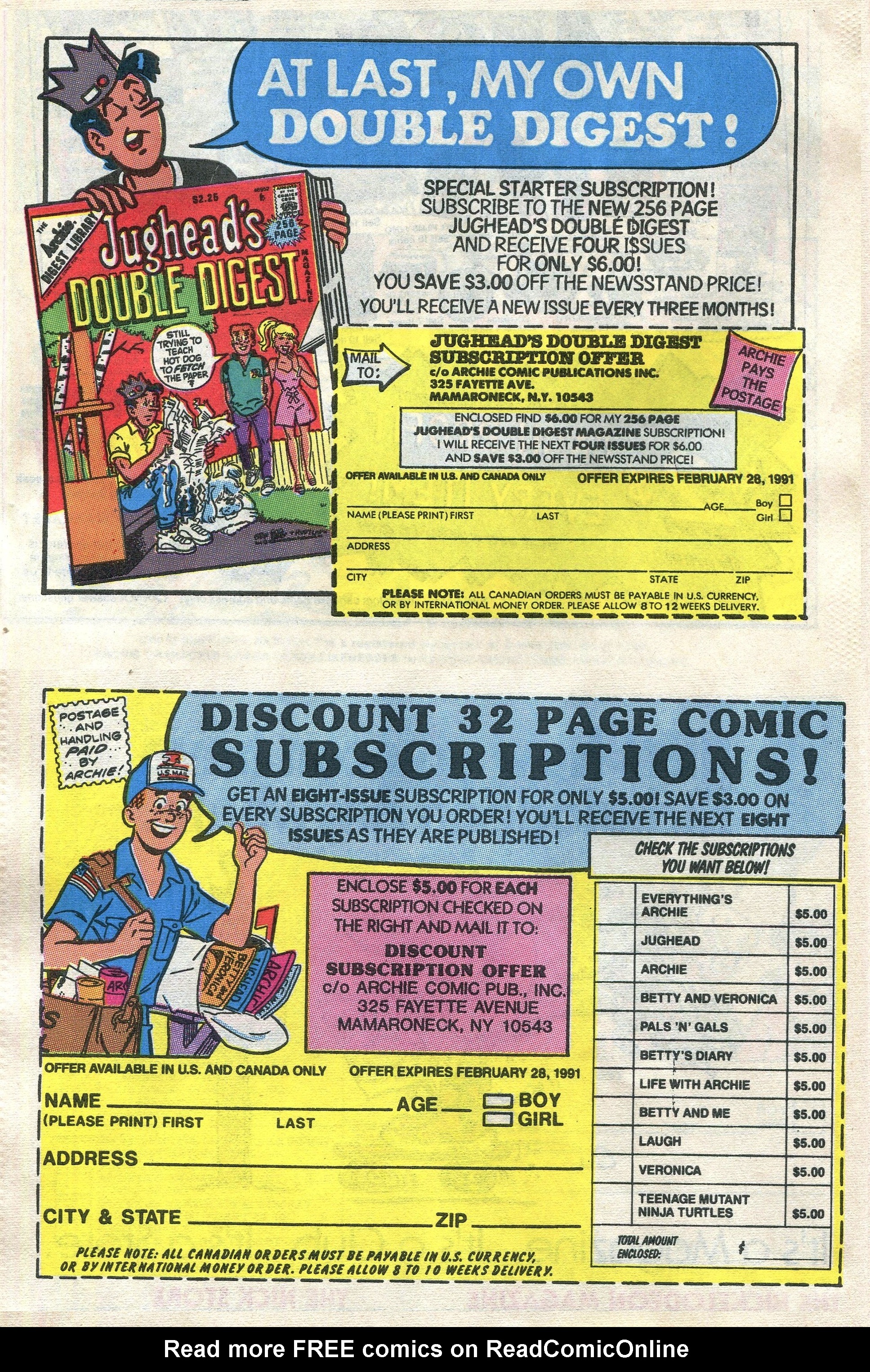 Read online Jughead (1987) comic -  Issue #20 - 24