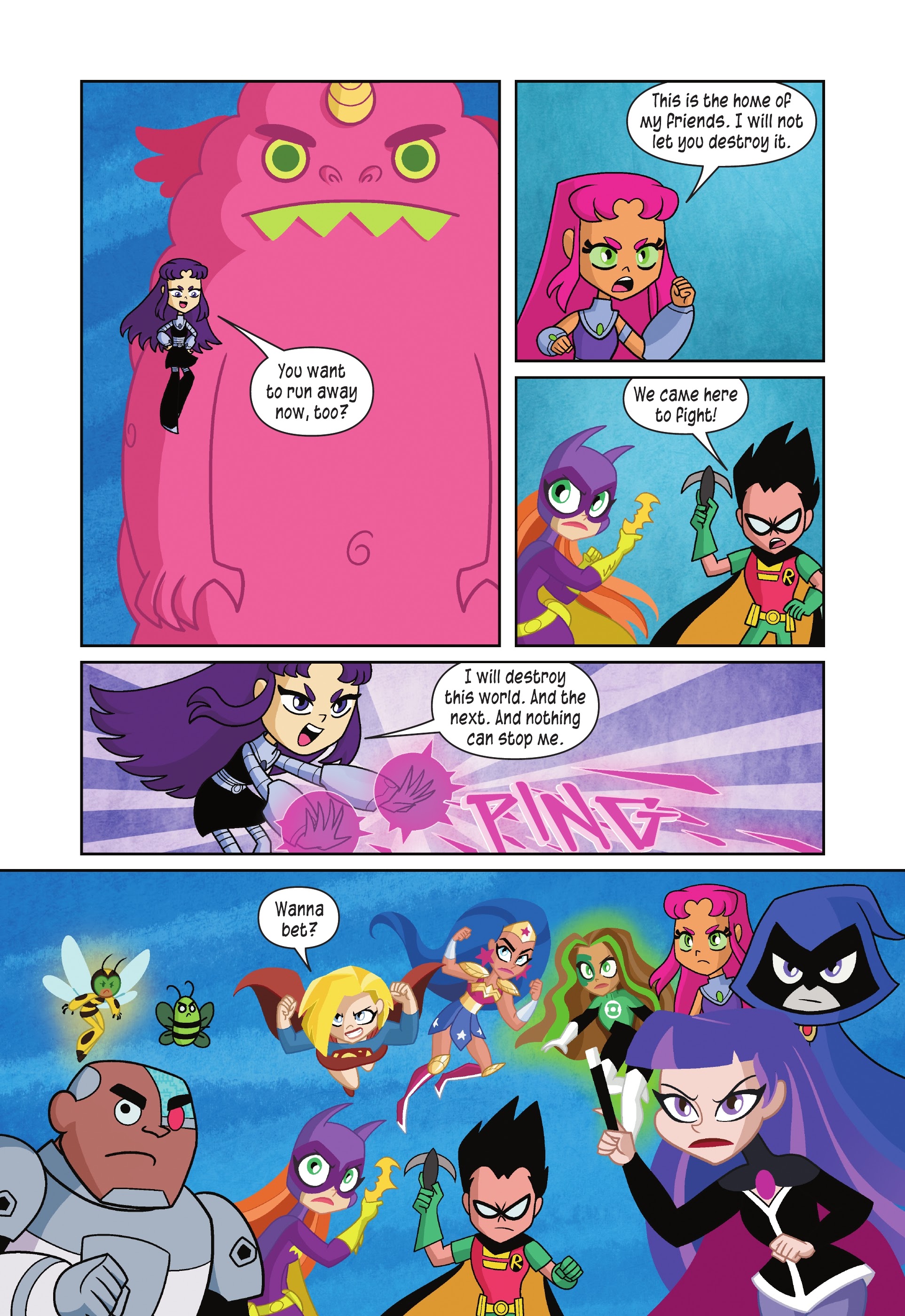 Read online Teen Titans Go!/DC Super Hero Girls: Exchange Students comic -  Issue # TPB (Part 2) - 46