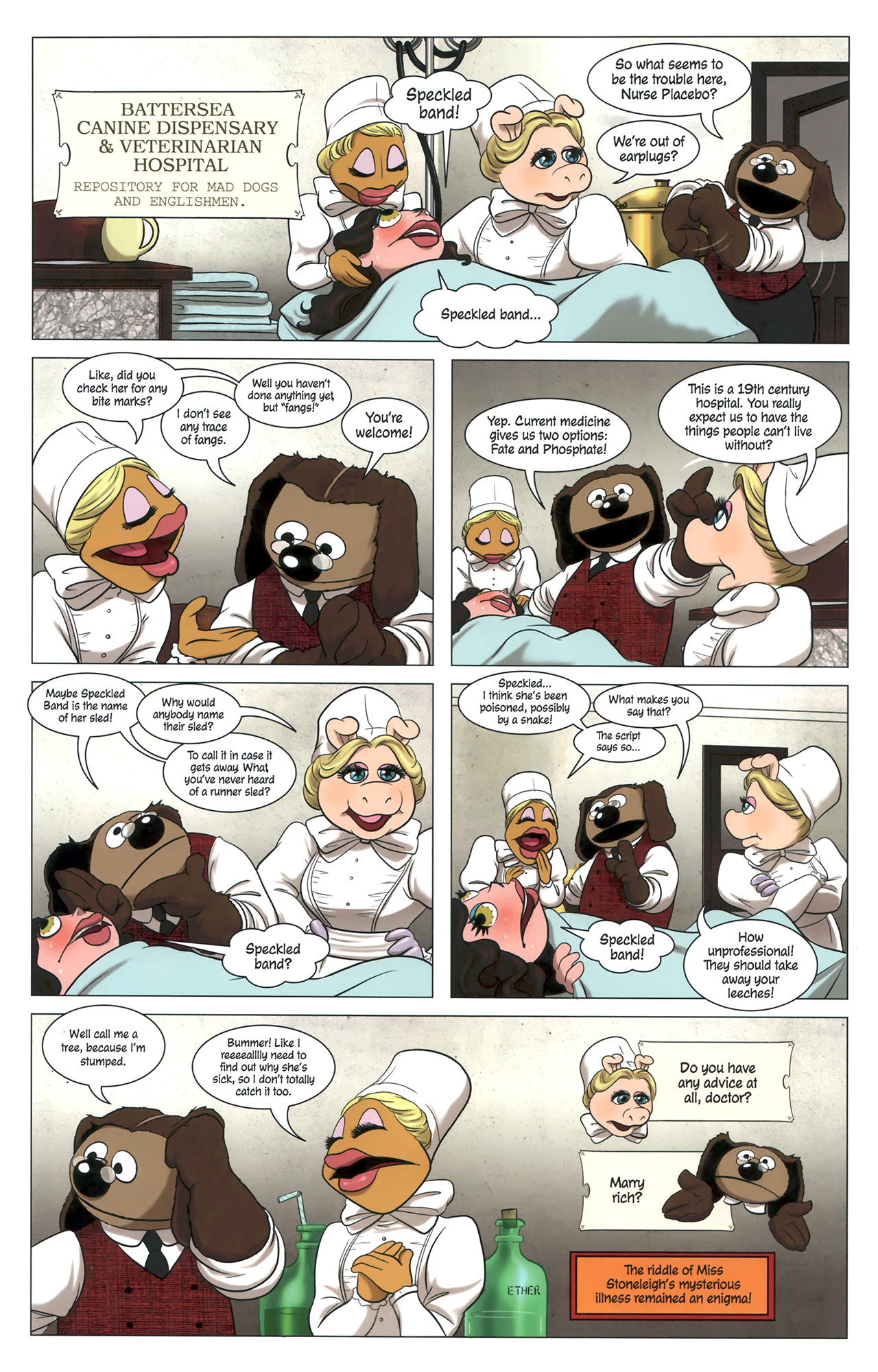 Read online Muppet Sherlock Holmes comic -  Issue #1 - 7