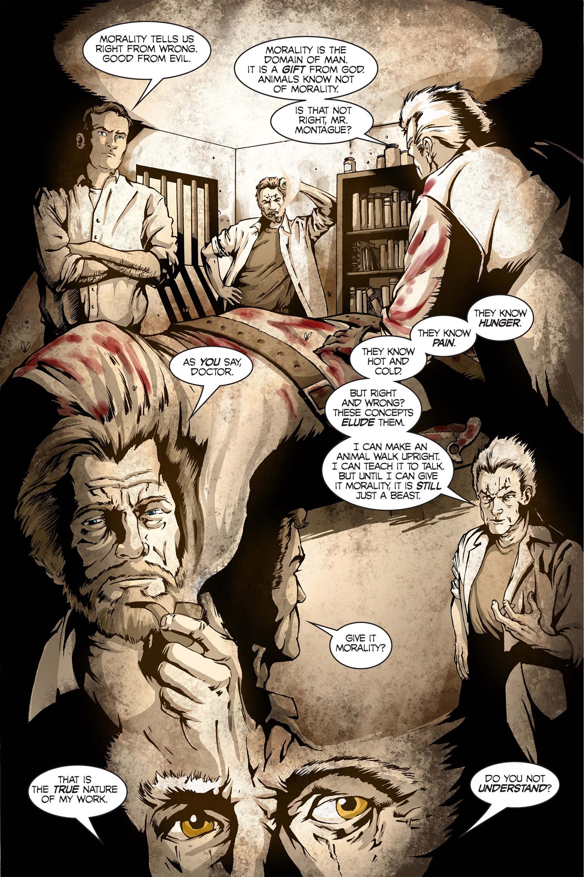 Read online The Army of Dr. Moreau comic -  Issue #3 - 4