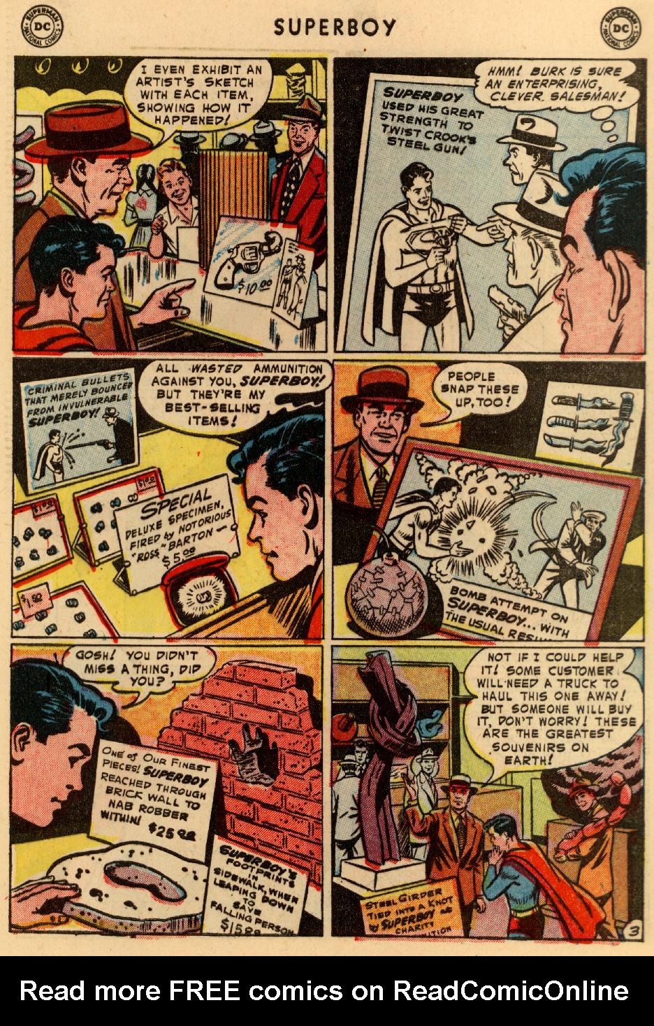 Read online Superboy (1949) comic -  Issue #36 - 4