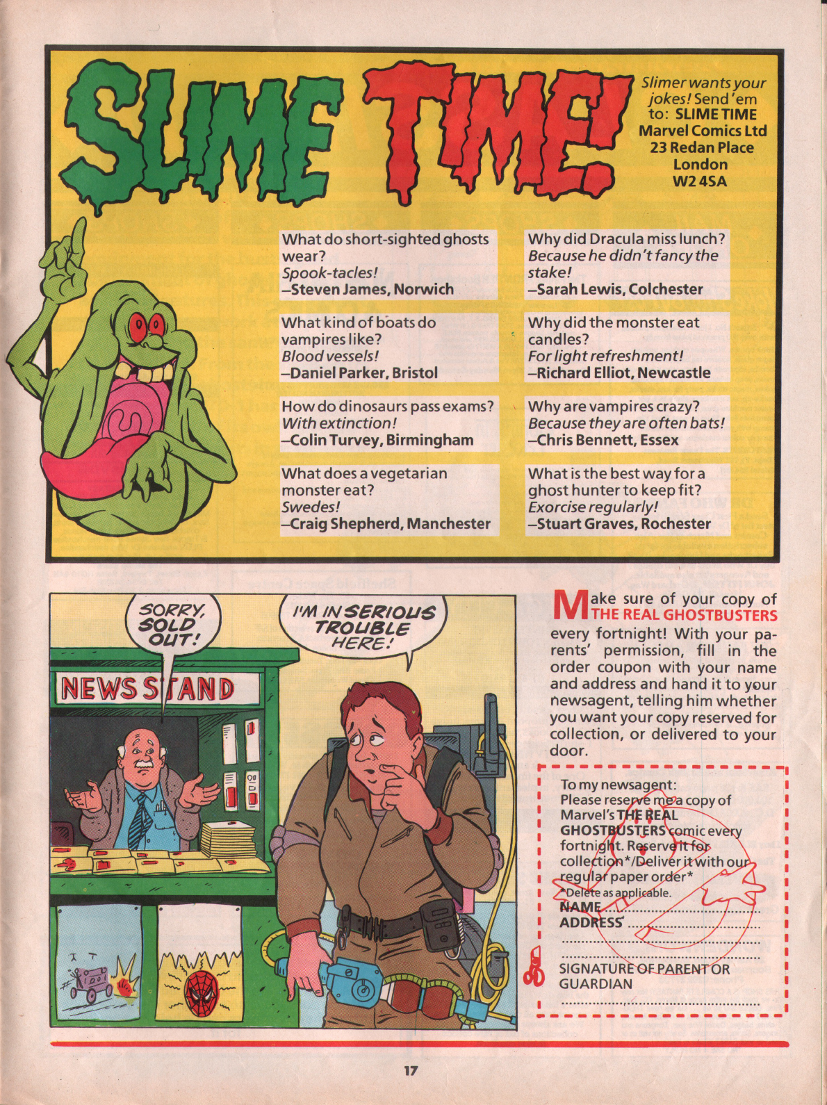 Read online The Real Ghostbusters comic -  Issue #7 - 17