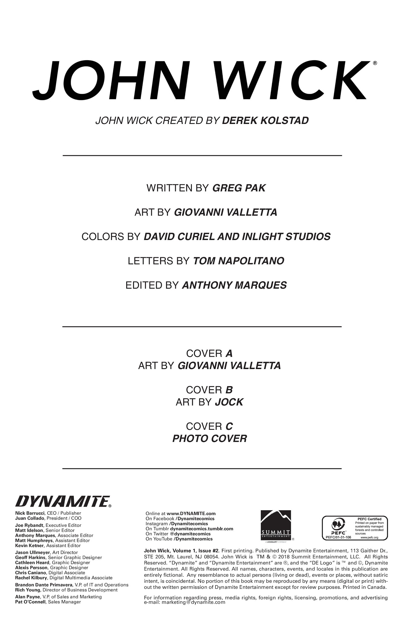 Read online John Wick comic -  Issue #2 - 4