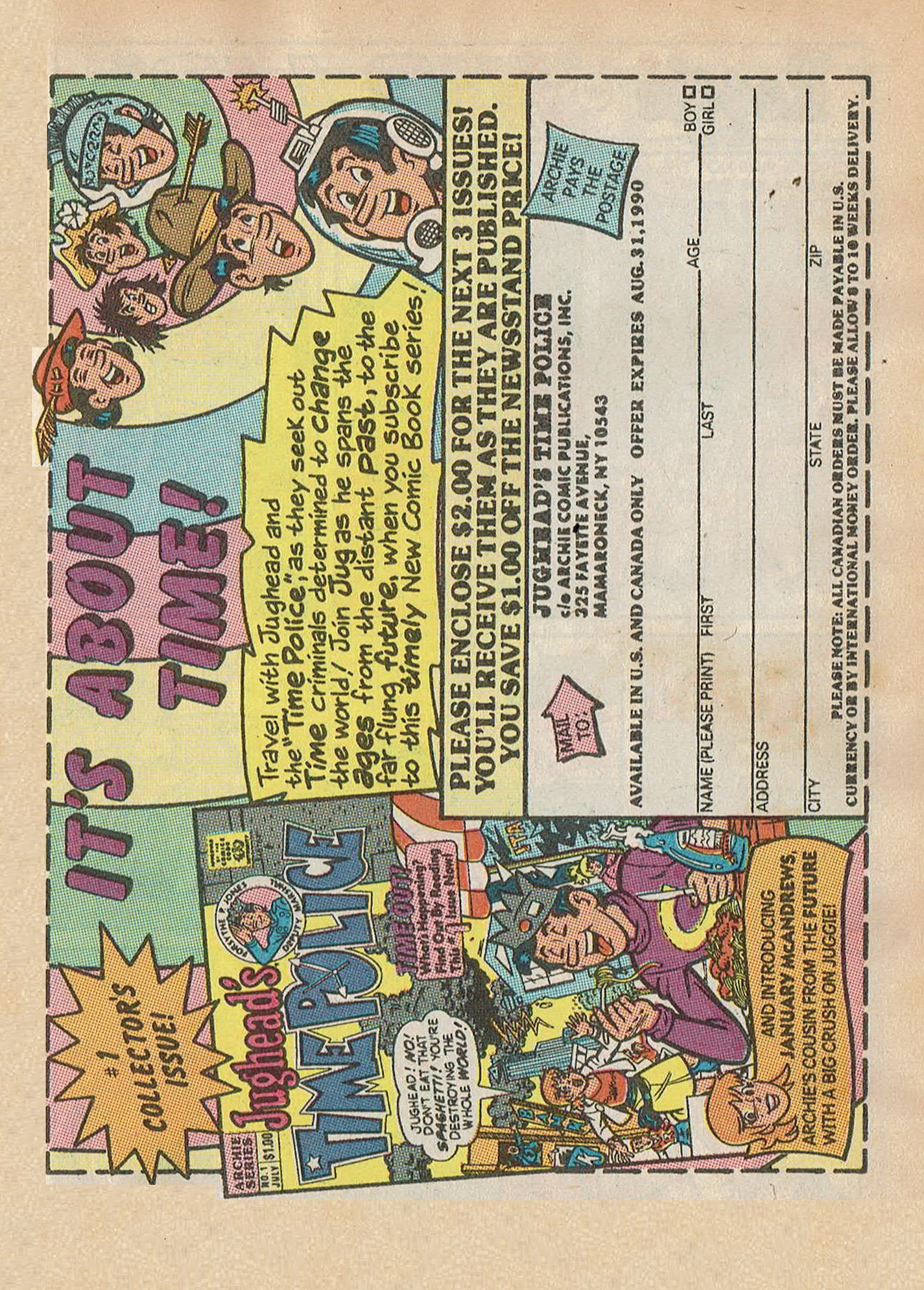 Read online Archie Annual Digest Magazine comic -  Issue #56 - 65