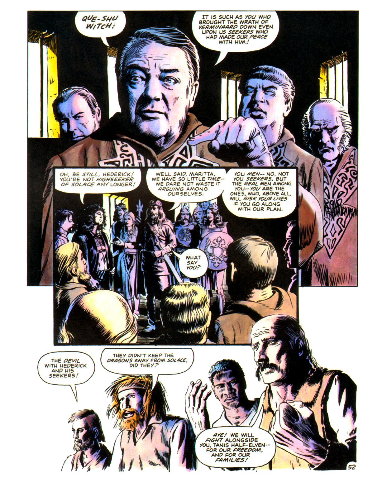 Read online Dragonlance Saga comic -  Issue #2 - 57