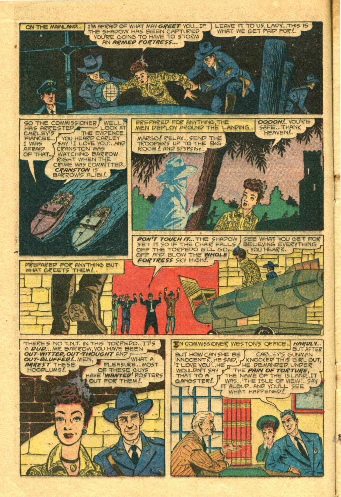 Read online Shadow Comics comic -  Issue #98 - 16