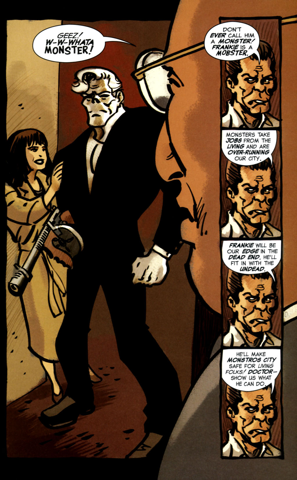 Read online Frankenstein Mobster comic -  Issue #2 - 23