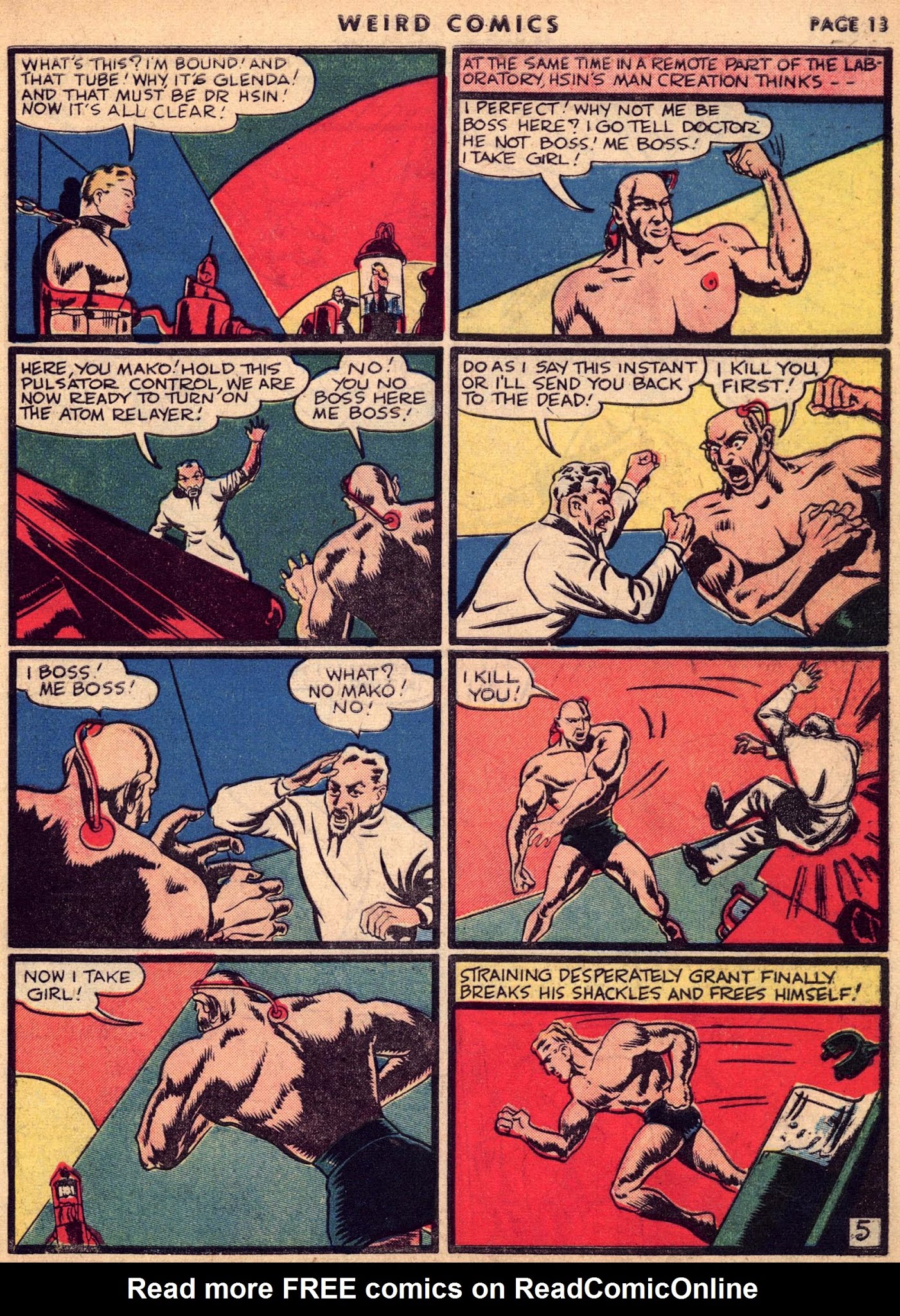 Read online Weird Comics comic -  Issue #5 - 15