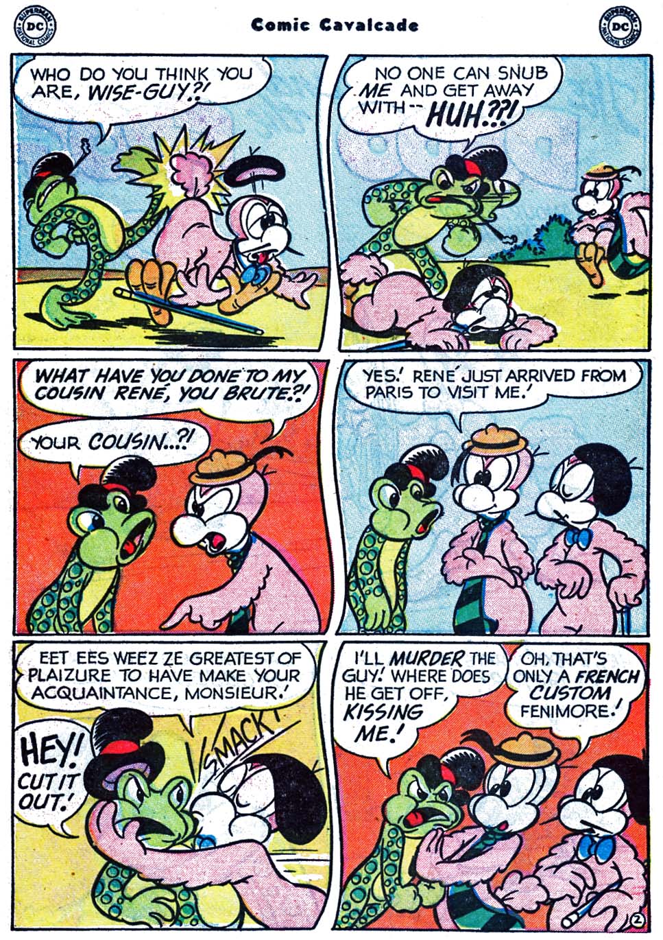 Read online Comic Cavalcade comic -  Issue #51 - 30