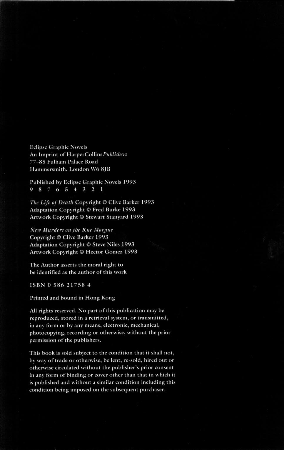 Read online Clive Barker: The Life of Death comic -  Issue # TPB - 5