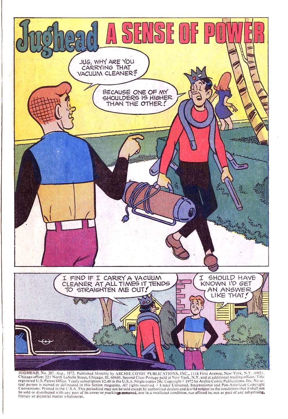 Read online Jughead (1965) comic -  Issue #207 - 3