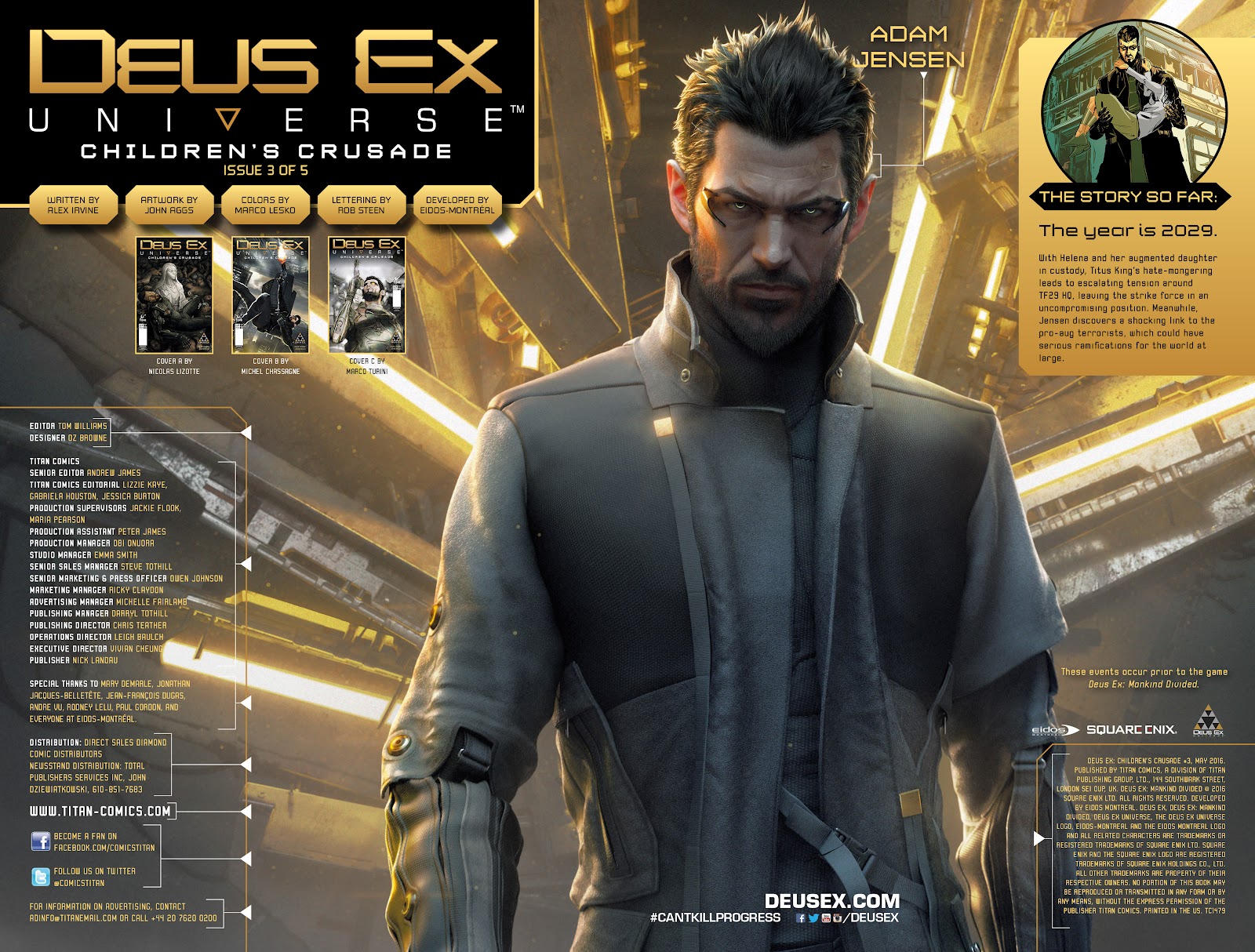 Deus Ex: Children's Crusade issue 3 - Page 2