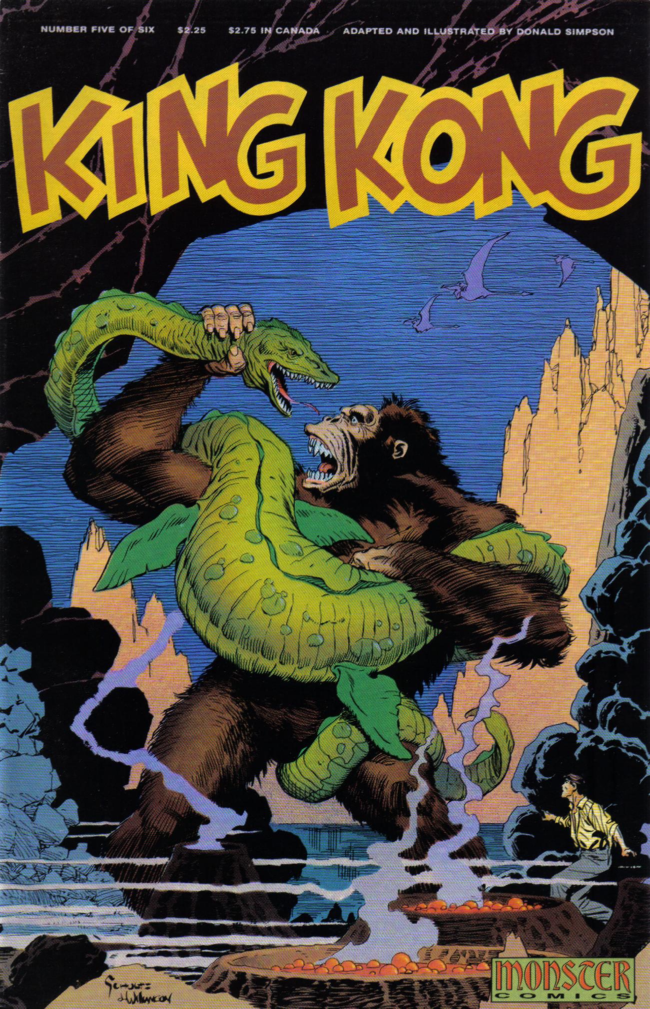 Read online King Kong (1991) comic -  Issue #5 - 1