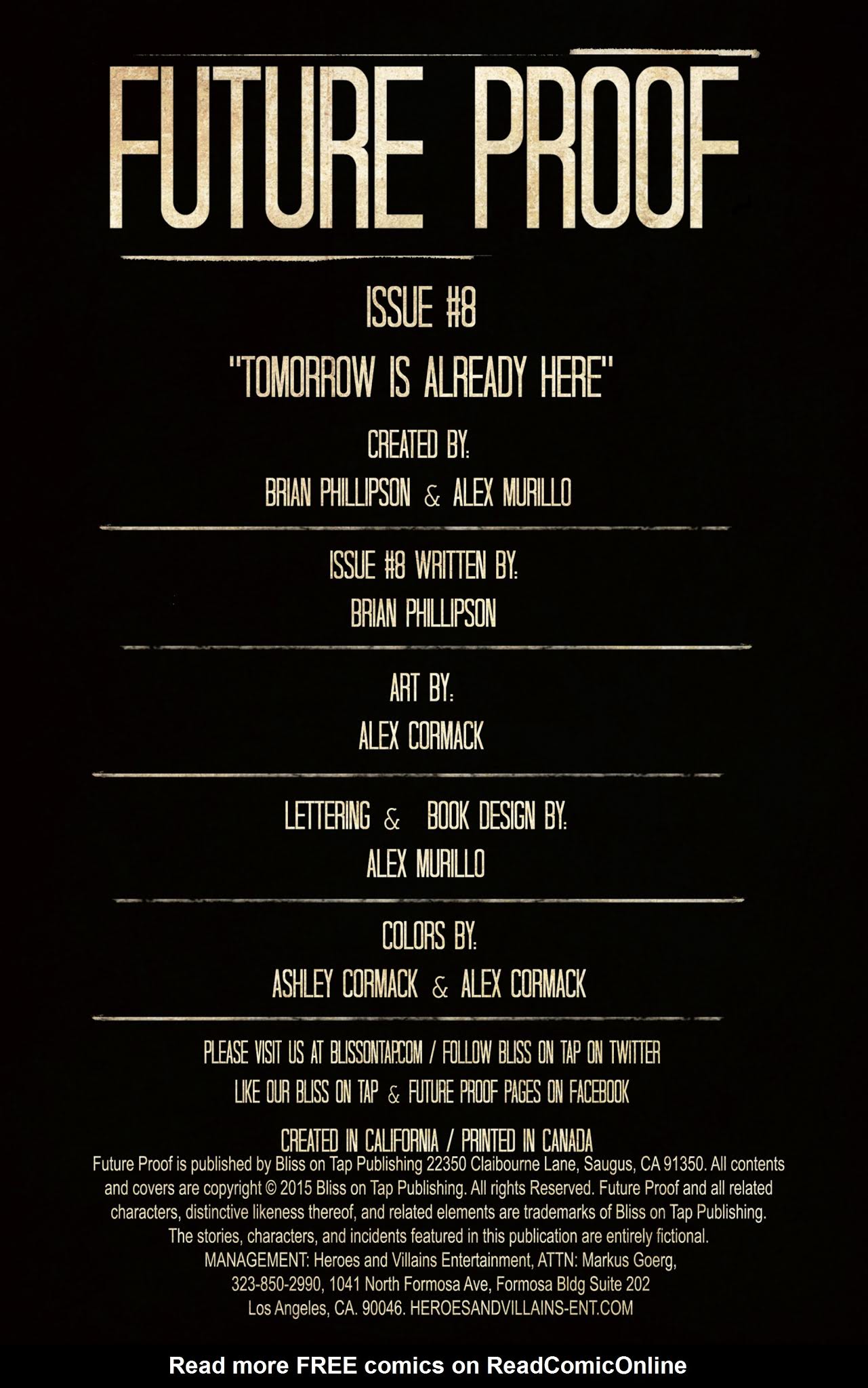 Read online Future Proof comic -  Issue #8 - 2