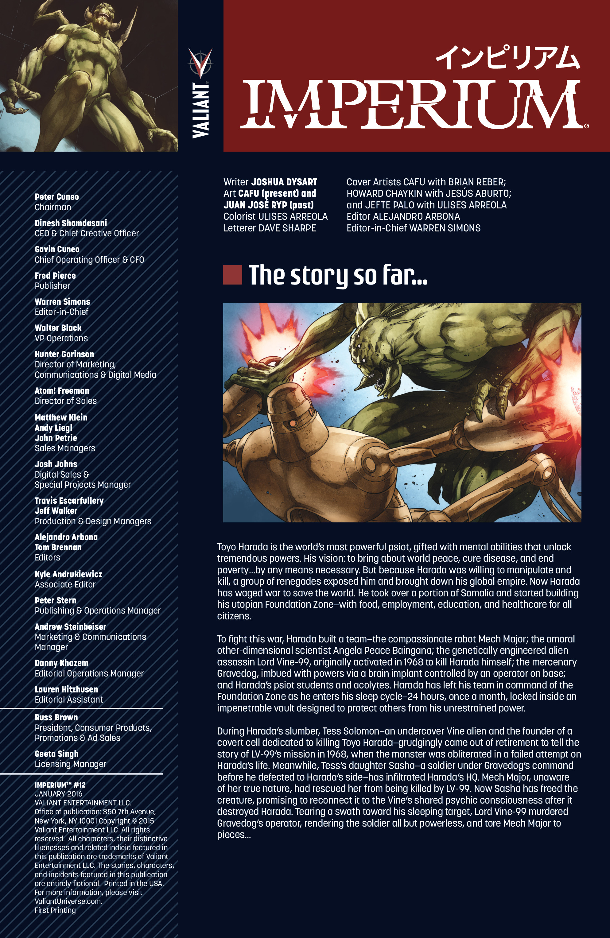 Read online Imperium comic -  Issue #12 - 2