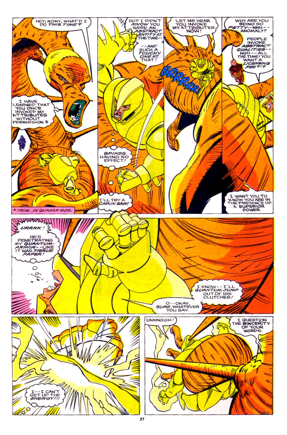 Read online Quasar comic -  Issue #37 - 21