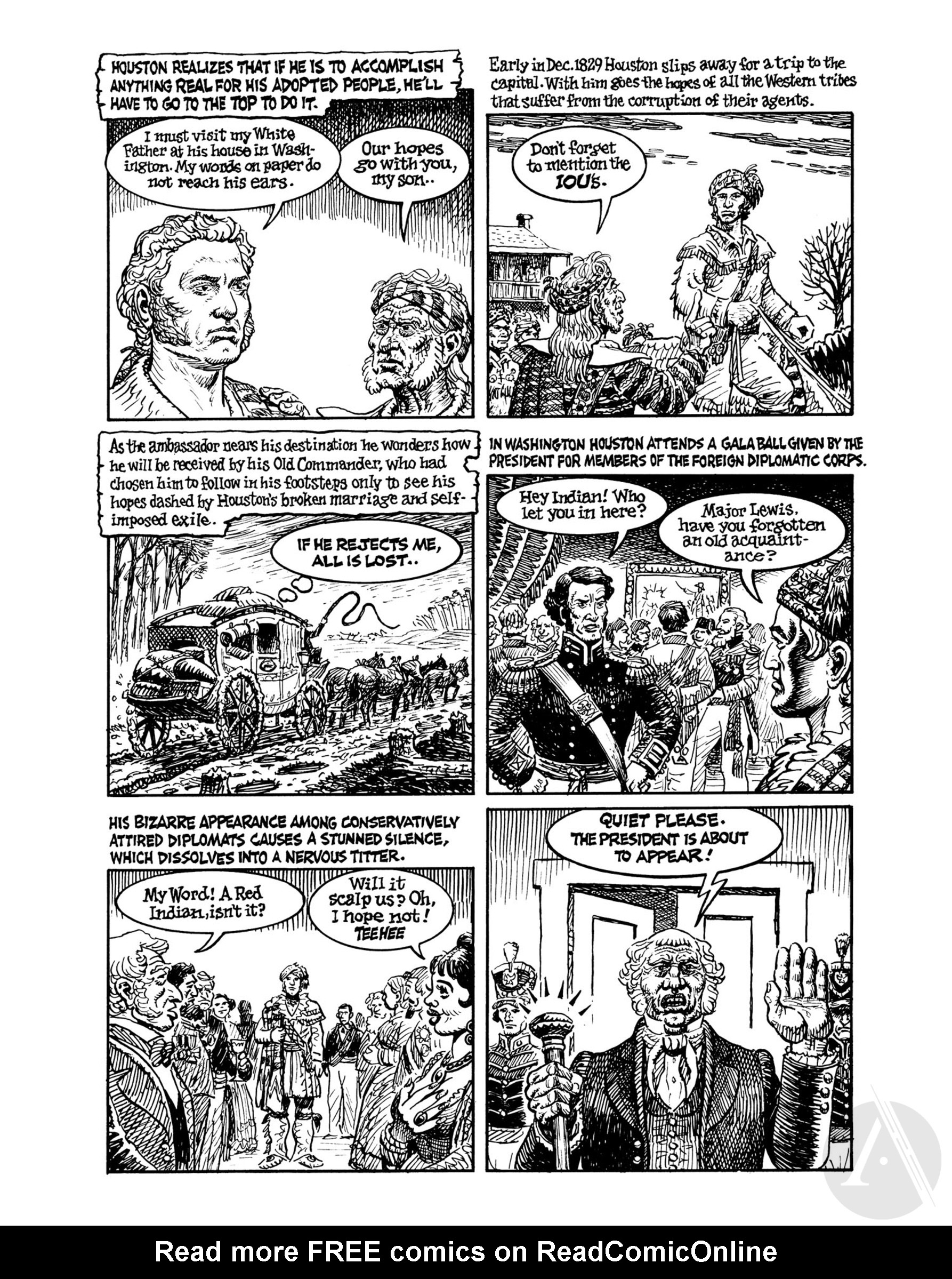 Read online Indian Lover: Sam Houston & the Cherokees comic -  Issue # TPB - 54