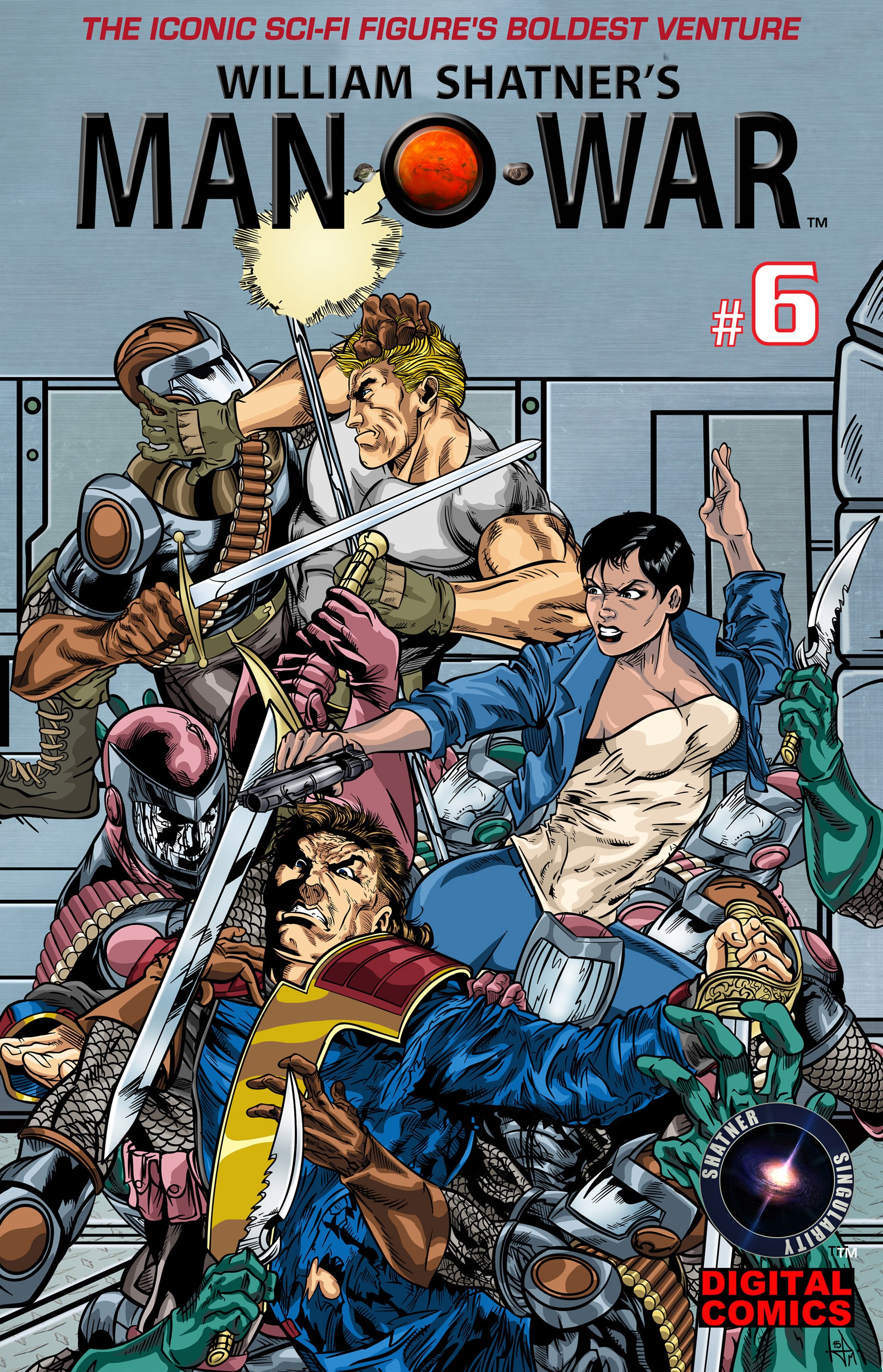 Read online William Shatner's Man O' War comic -  Issue #6 - 1