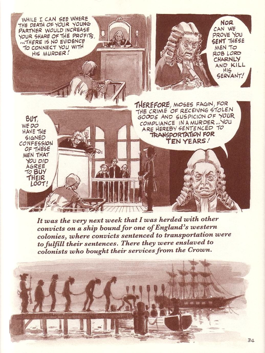 Read online Fagin the Jew comic -  Issue # TPB - 35
