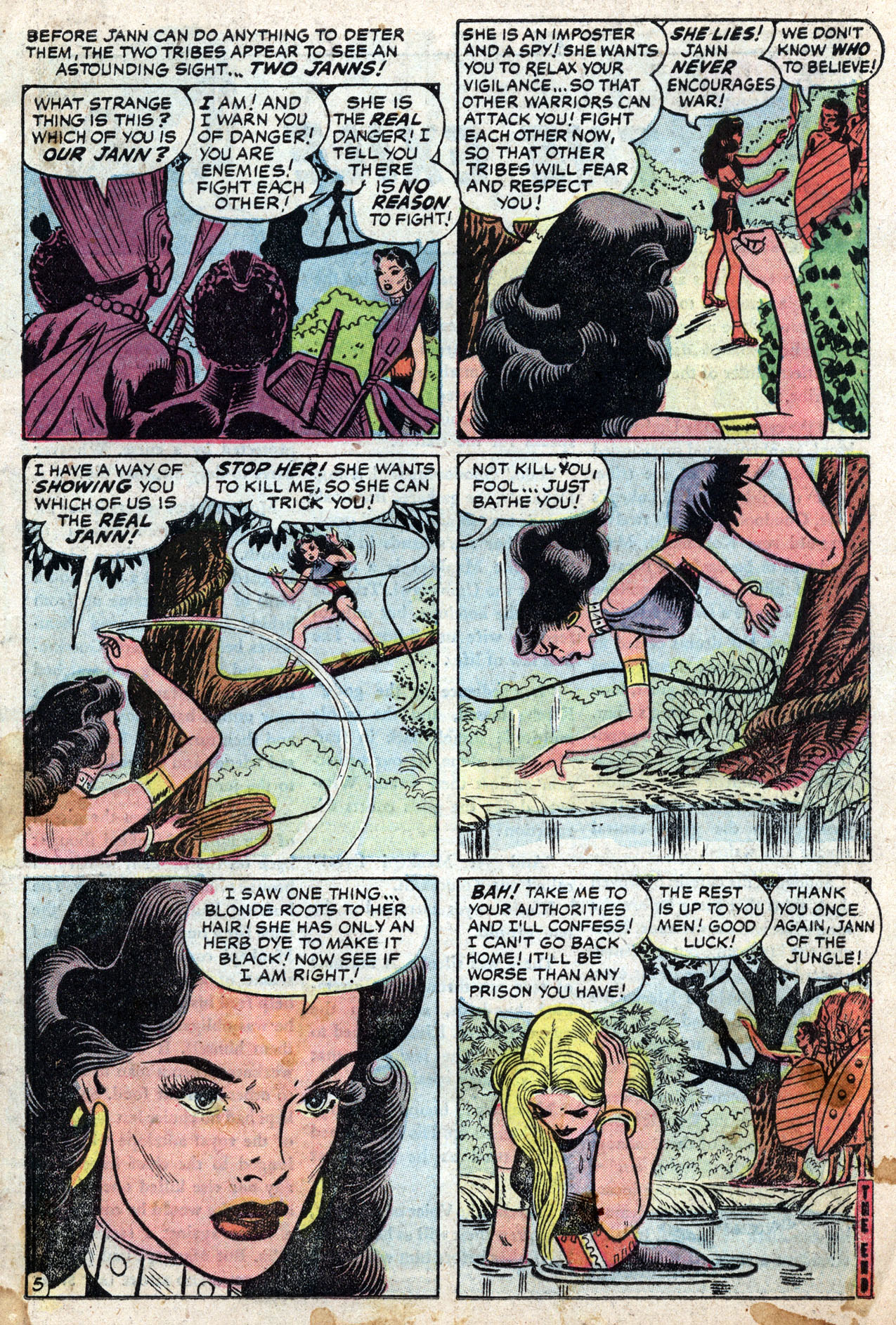 Read online Jann of the Jungle comic -  Issue #14 - 7