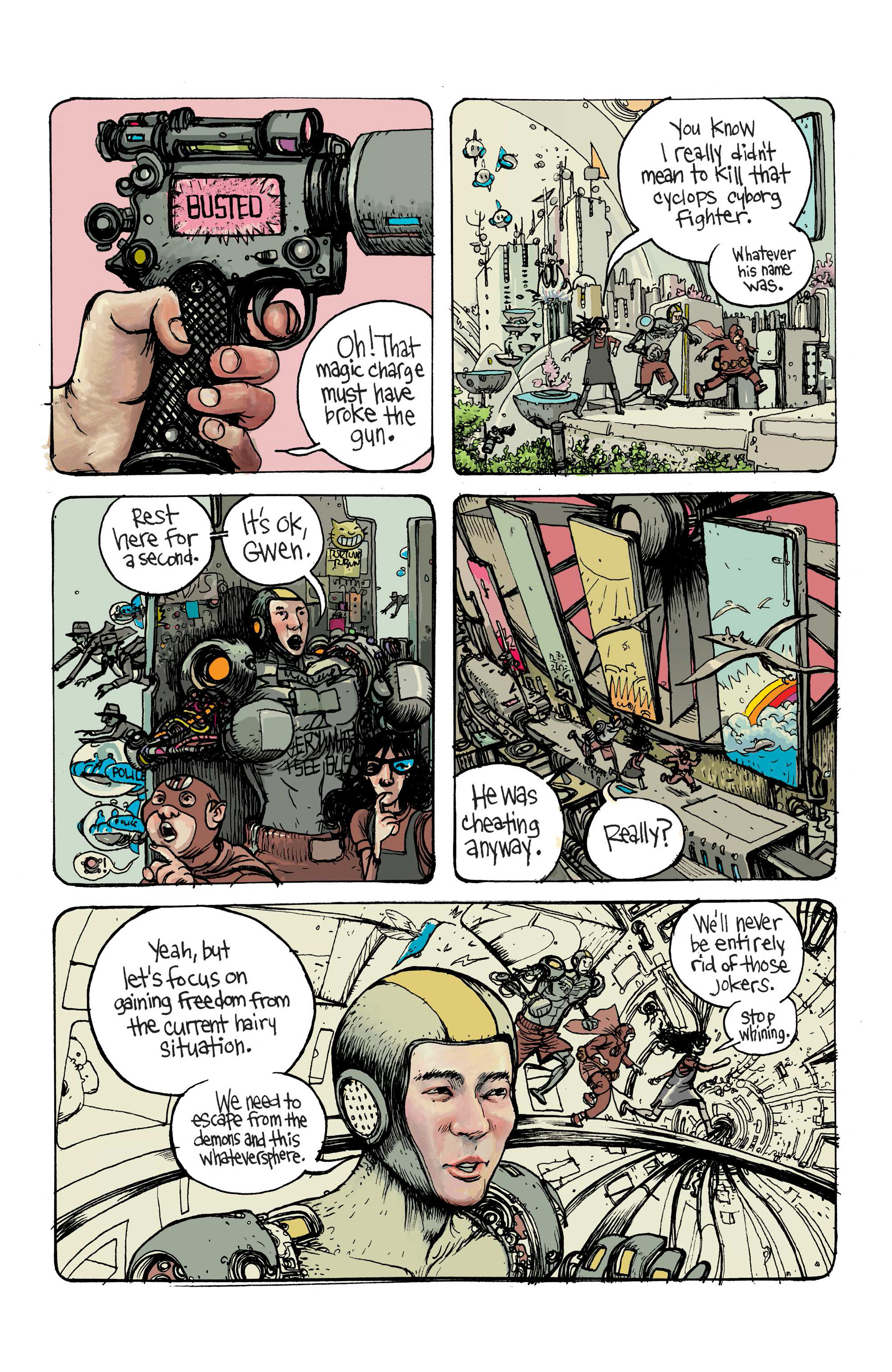 Read online Pop Gun War: Chain Letter comic -  Issue # TPB (Part 2) - 35