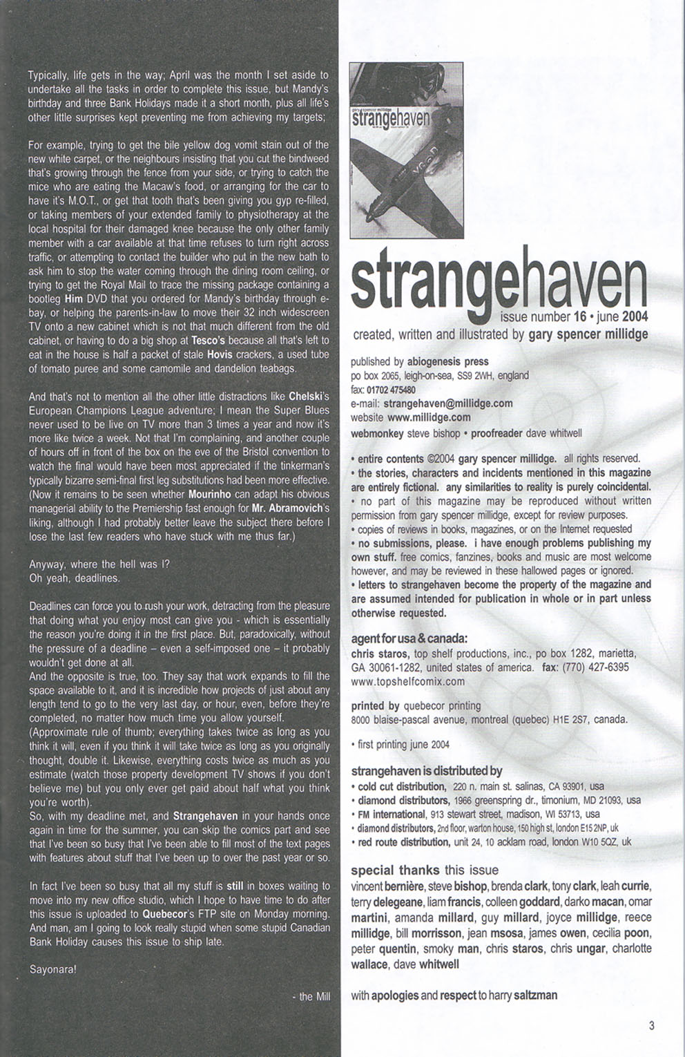 Read online Strangehaven comic -  Issue #16 - 3