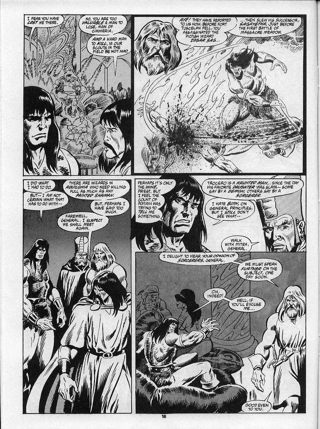 Read online The Savage Sword Of Conan comic -  Issue #201 - 18