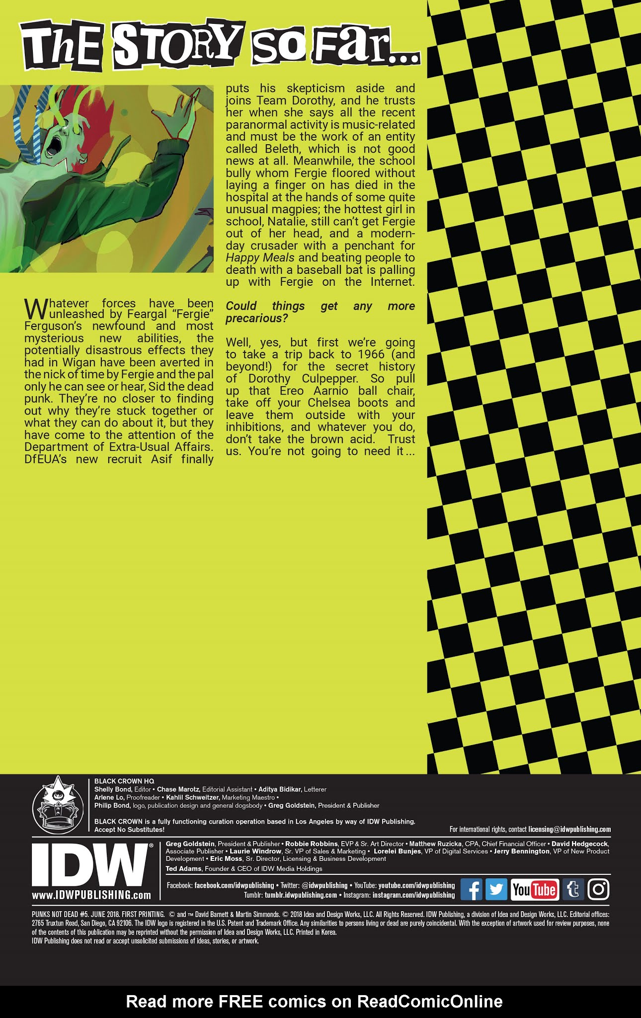 Read online Punks Not Dead comic -  Issue #5 - 2
