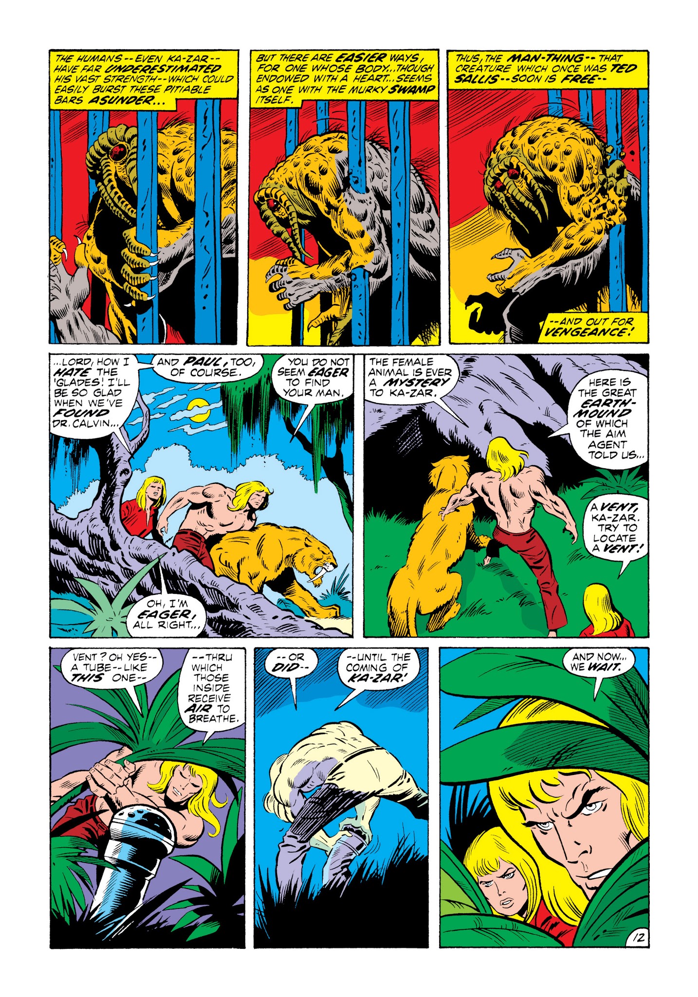 Read online Marvel Masterworks: Ka-Zar comic -  Issue # TPB 1 - 24