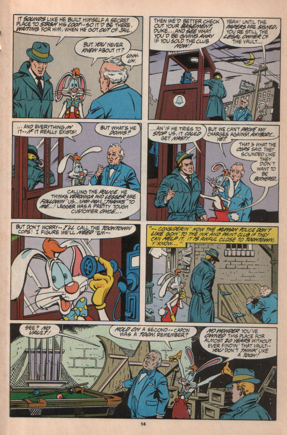 Read online Roger Rabbit comic -  Issue #14 - 15
