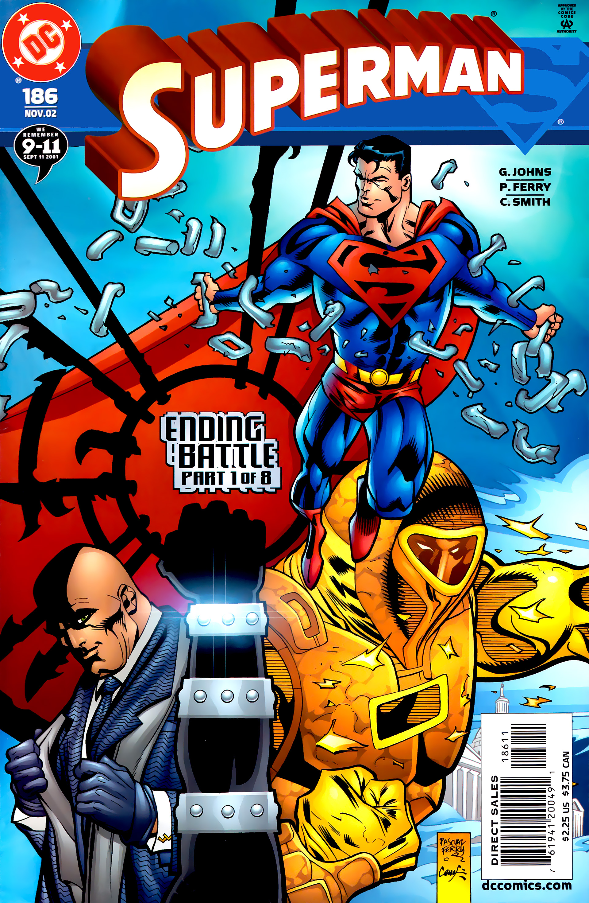 Read online Superman (1987) comic -  Issue #186 - 1