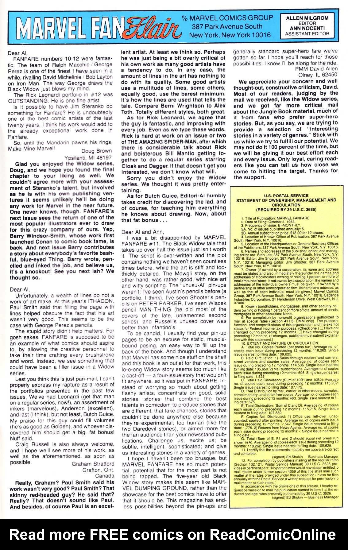 Read online Marvel Fanfare (1982) comic -  Issue #14 - 35
