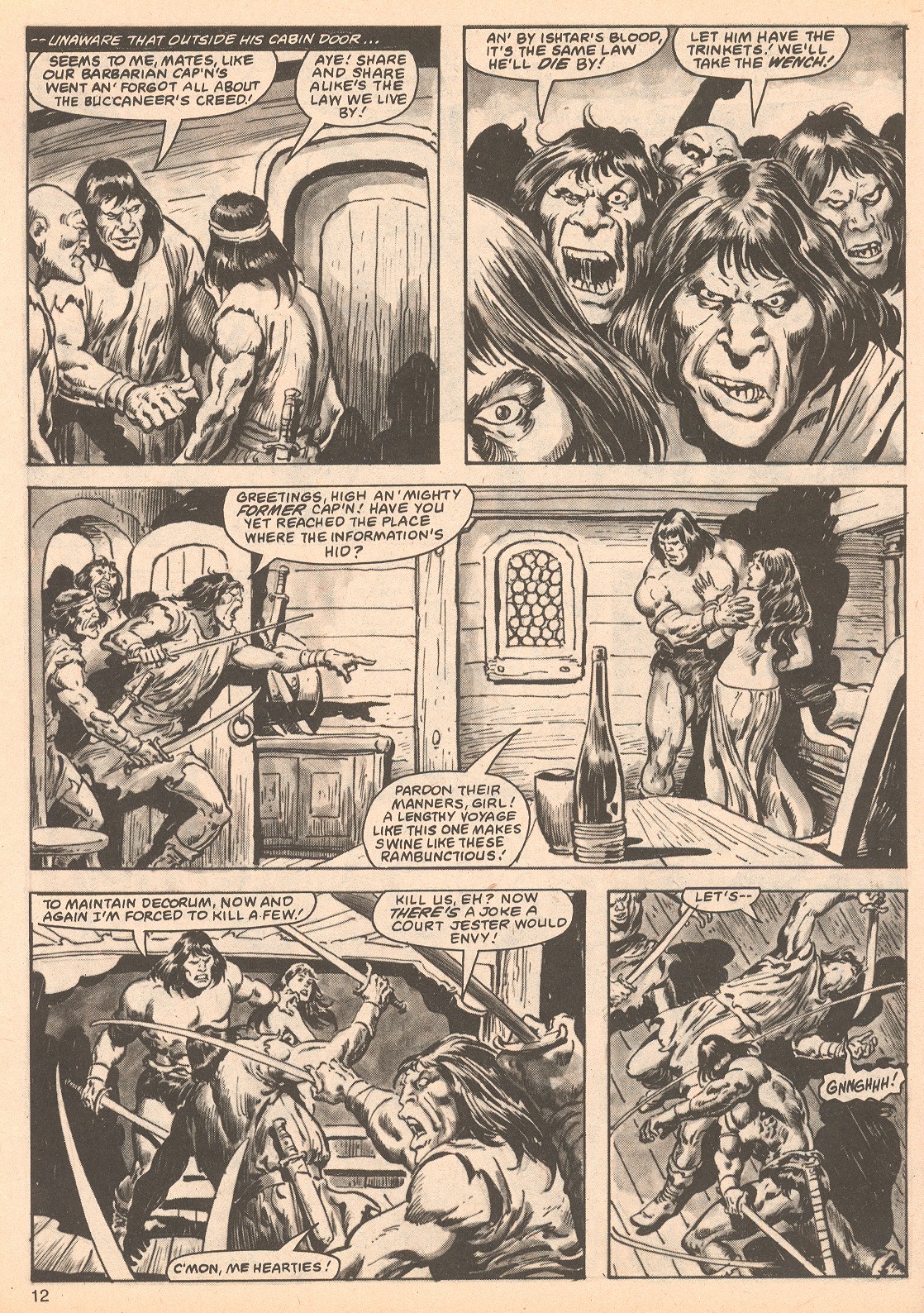 Read online The Savage Sword Of Conan comic -  Issue #62 - 12