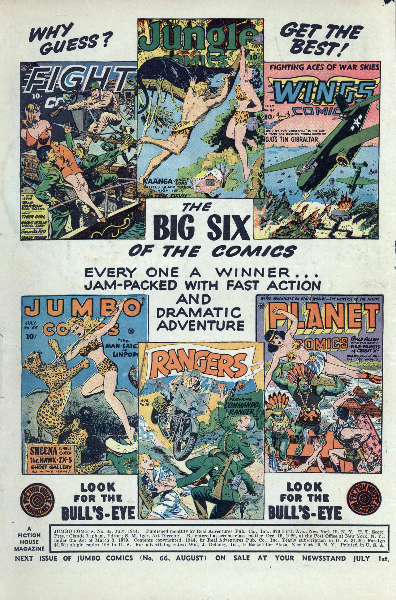 Read online Jumbo Comics comic -  Issue #65 - 2