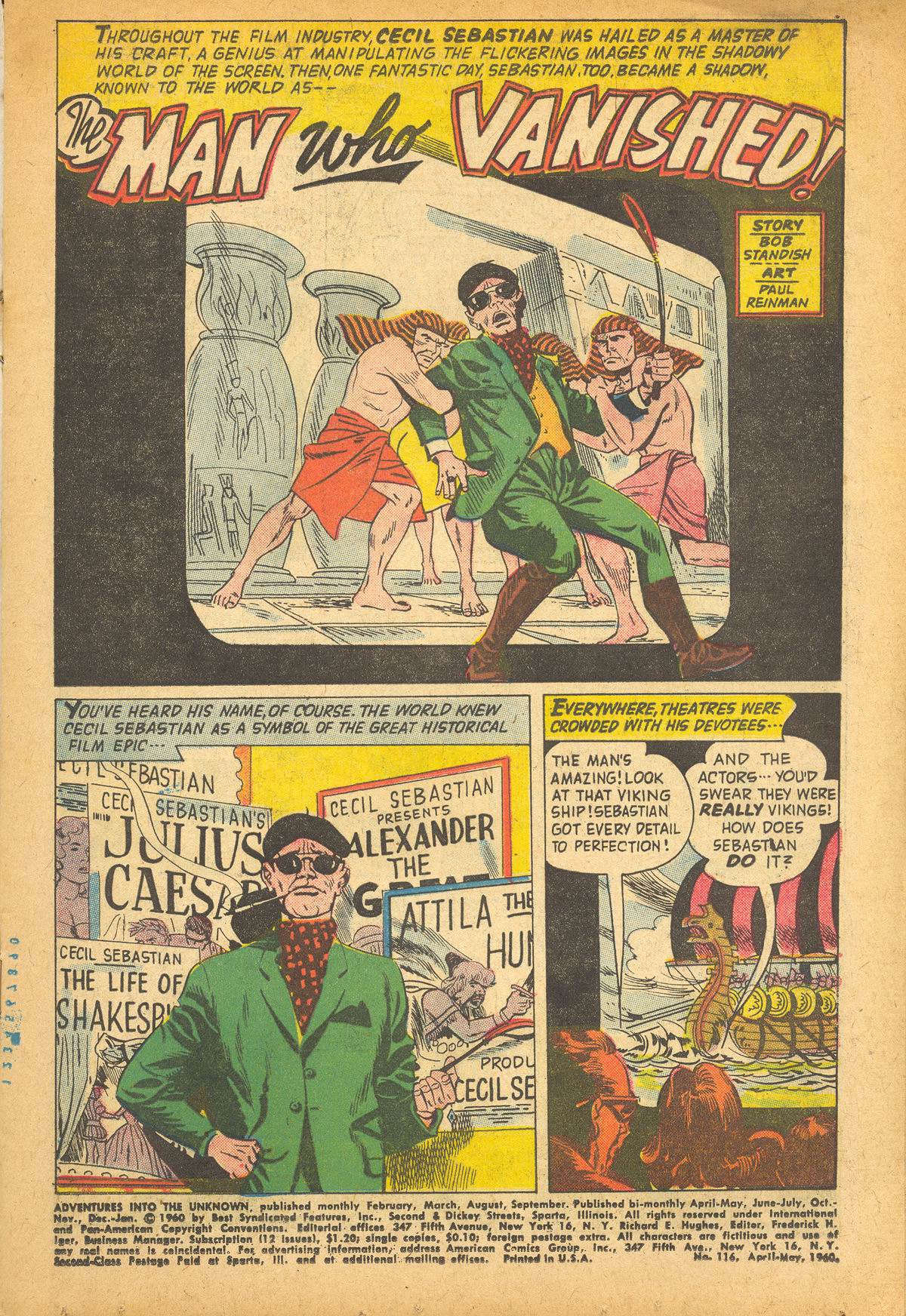 Read online Adventures Into The Unknown comic -  Issue #116 - 3